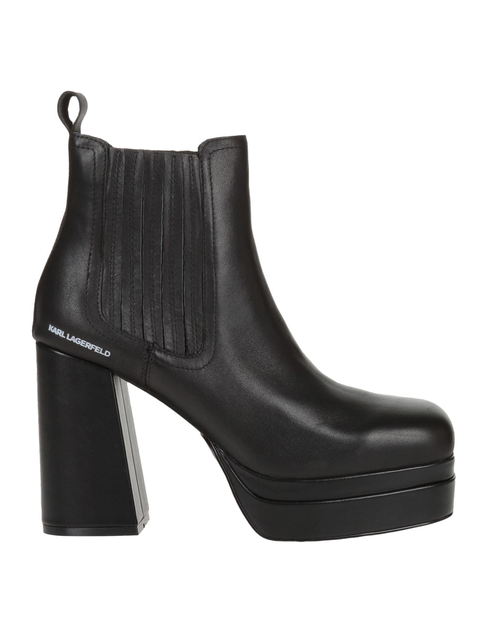 Karl Lagerfeld Ankle Boots in Black | Lyst