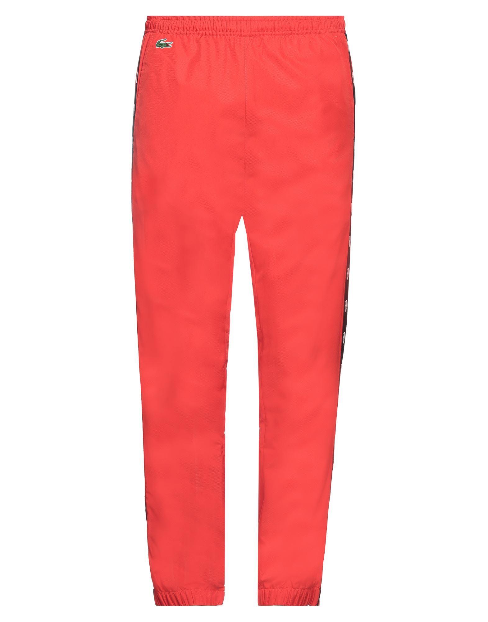 Lacoste Pants in Red for Men | Lyst