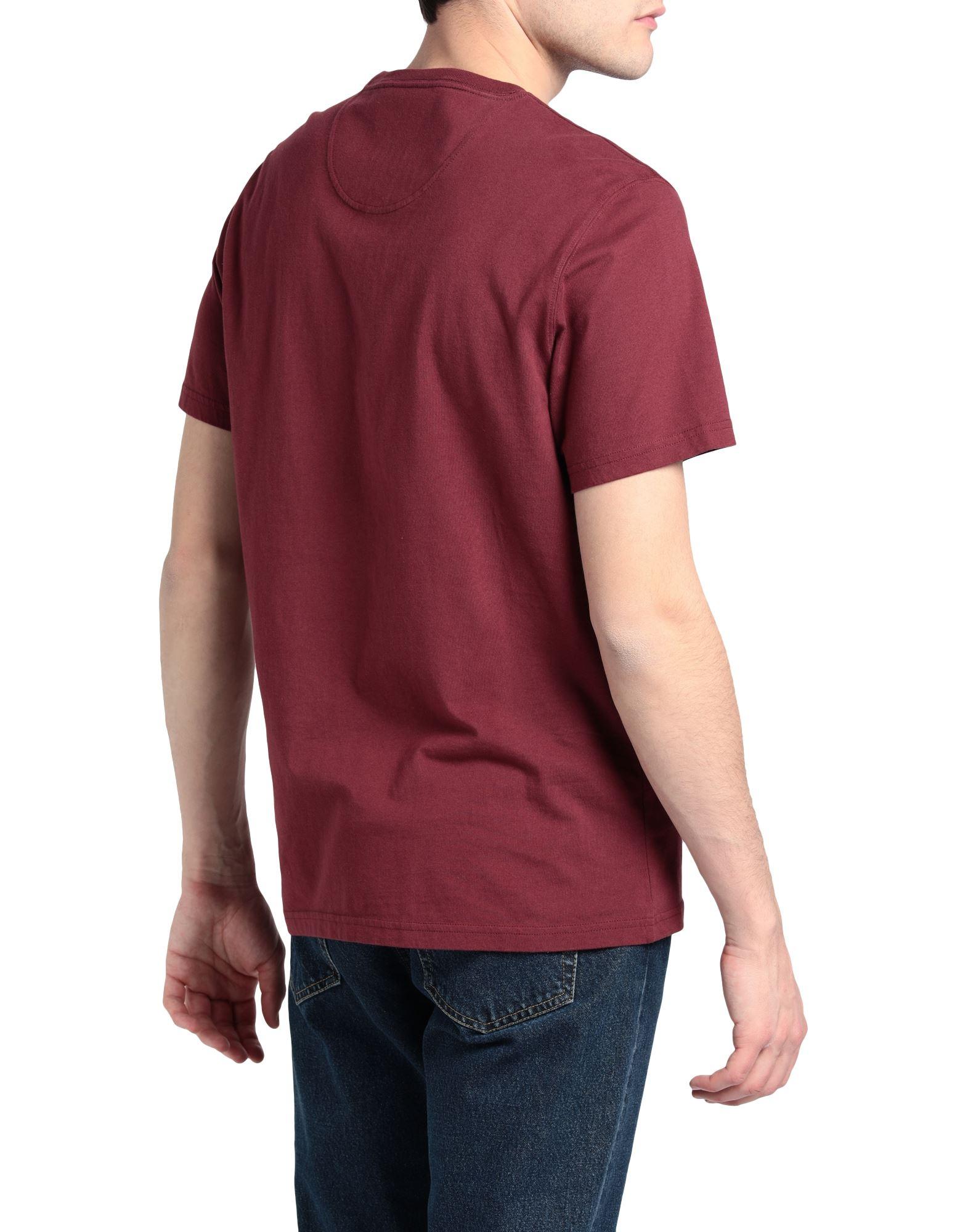 Barbour T-shirt in Red for Men | Lyst