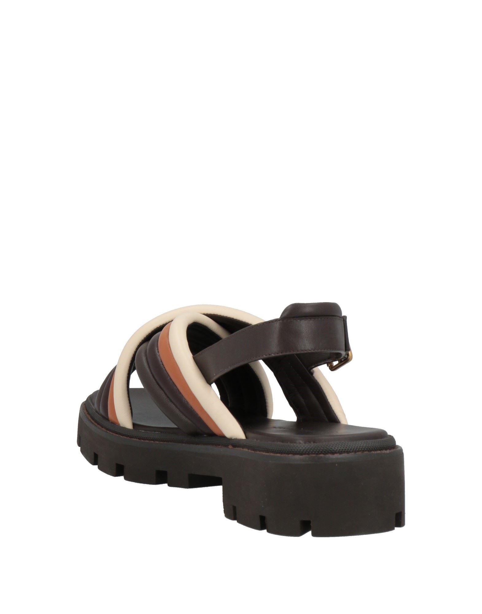 Tory Burch Sandals in Brown | Lyst