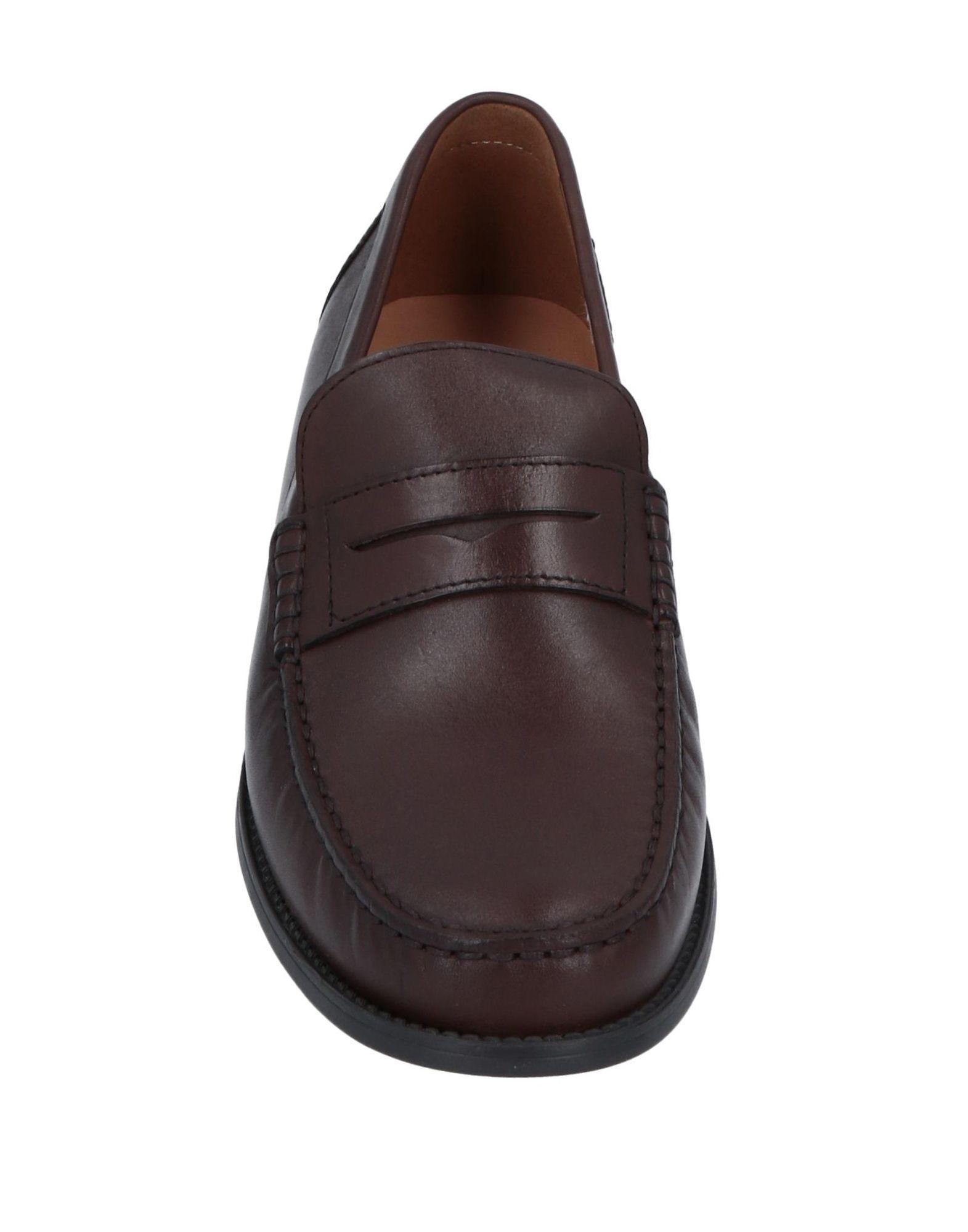 Geox Leather Loafer in Brown for Men Lyst