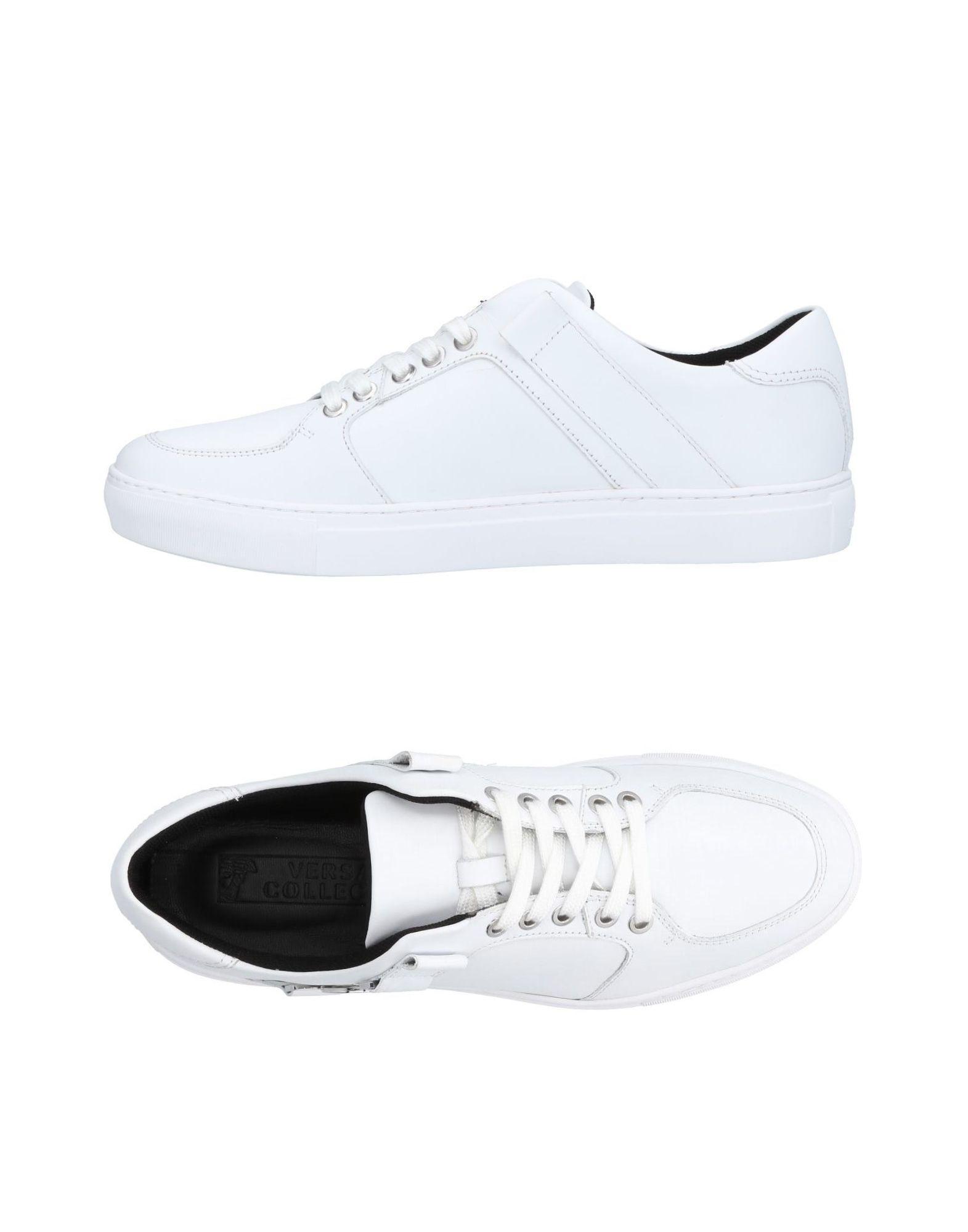 Versace Leather Low-tops & Sneakers in White for Men - Lyst