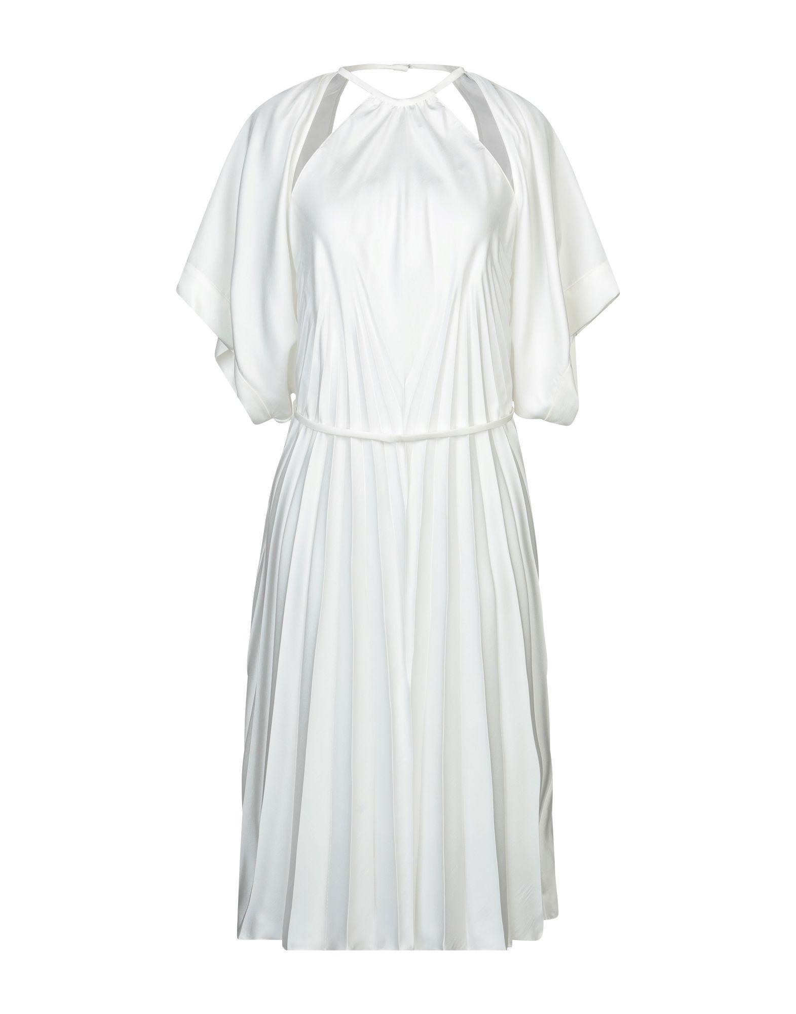 Maison Margiela Kneelength Dress in White Save 38 Lyst