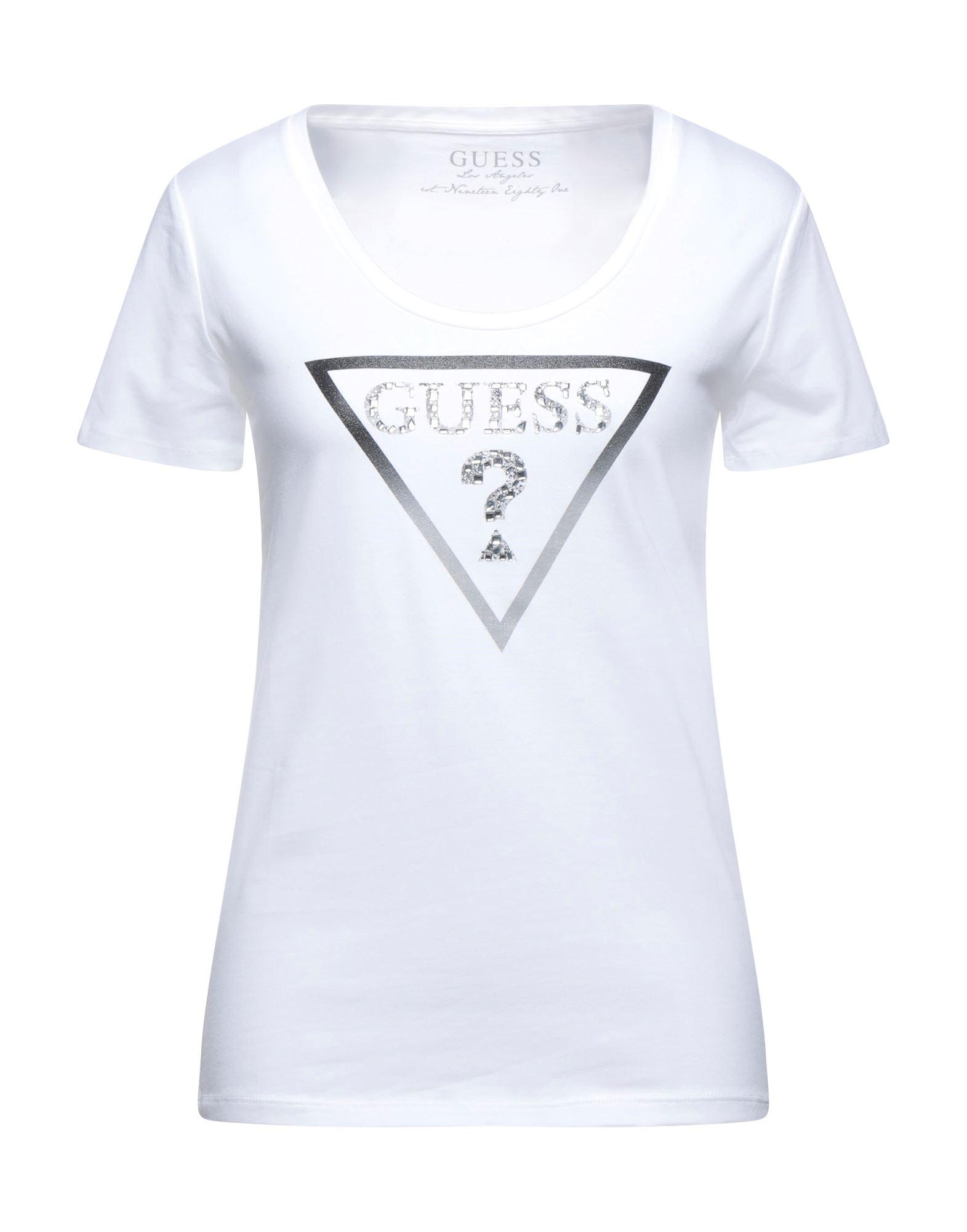 Guess T-shirt in White - Lyst