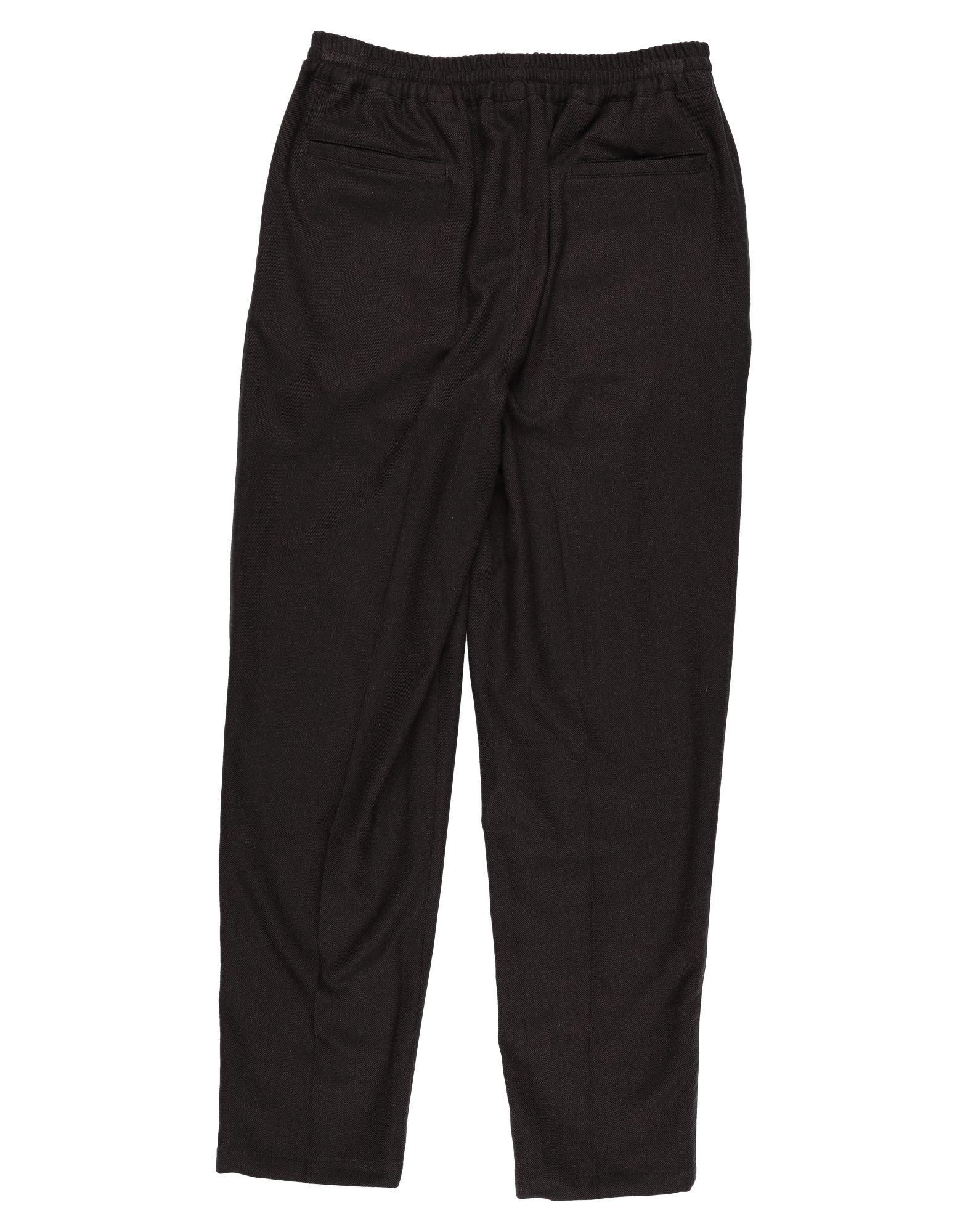 The Gigi Flannel Casual Pants in Dark Brown (Brown) for Men - Lyst