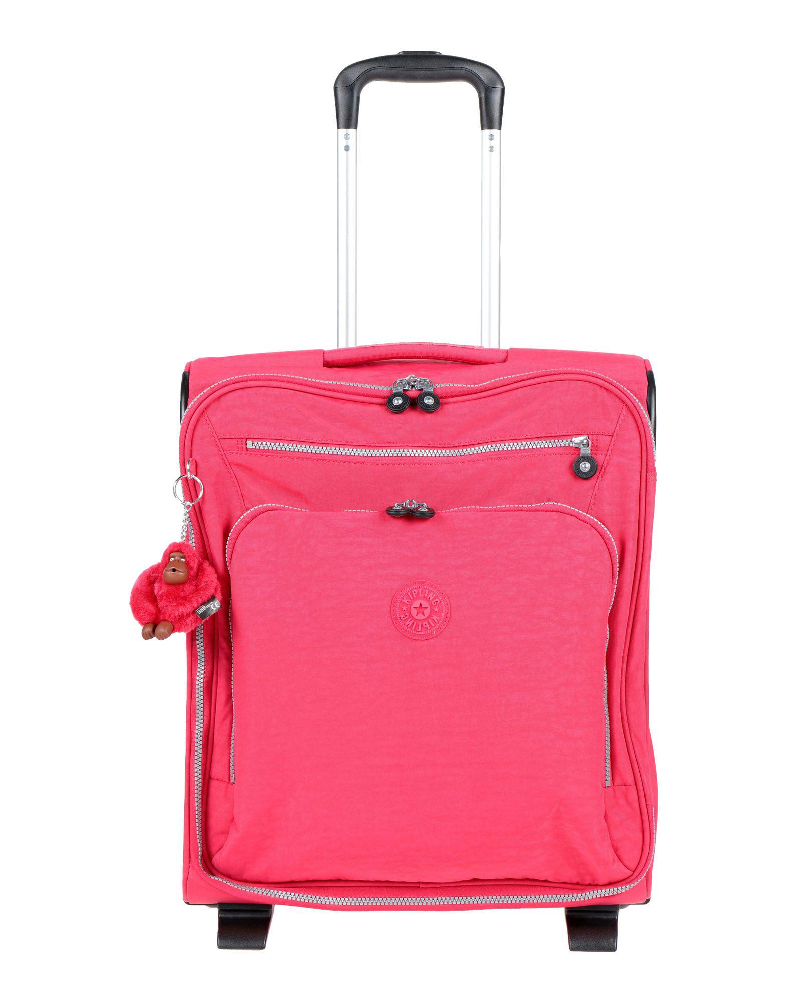 Kipling Canvas Wheeled luggage in Fuchsia (Pink) - Lyst