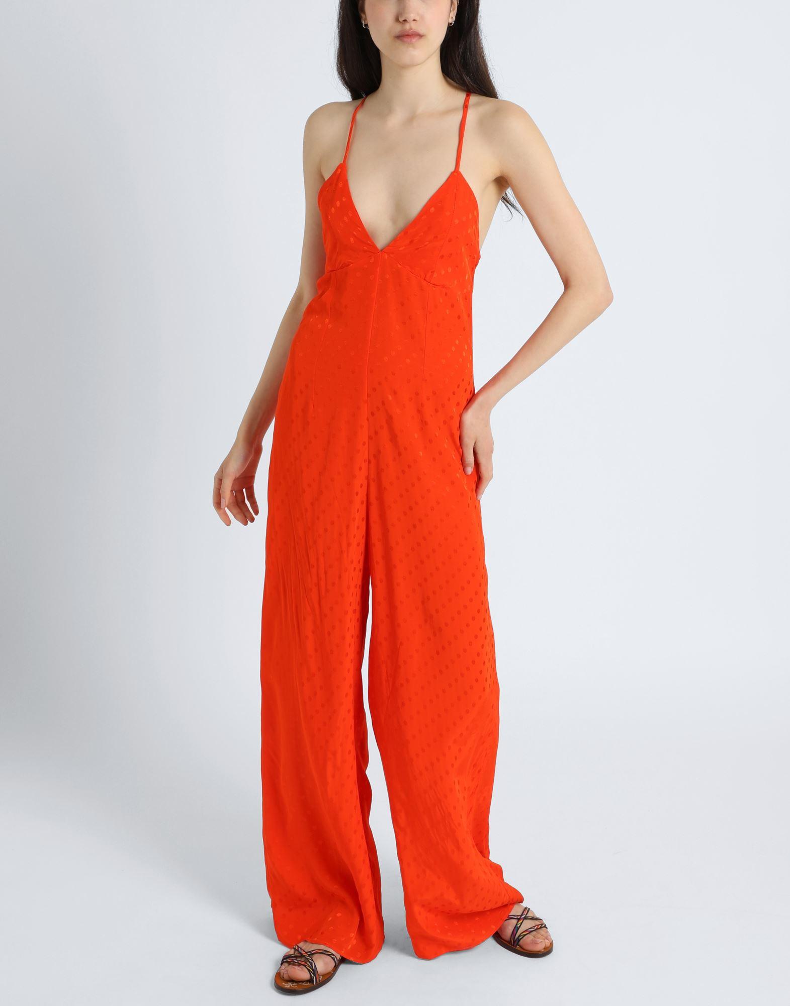 TOPSHOP Jumpsuit in Red | Lyst