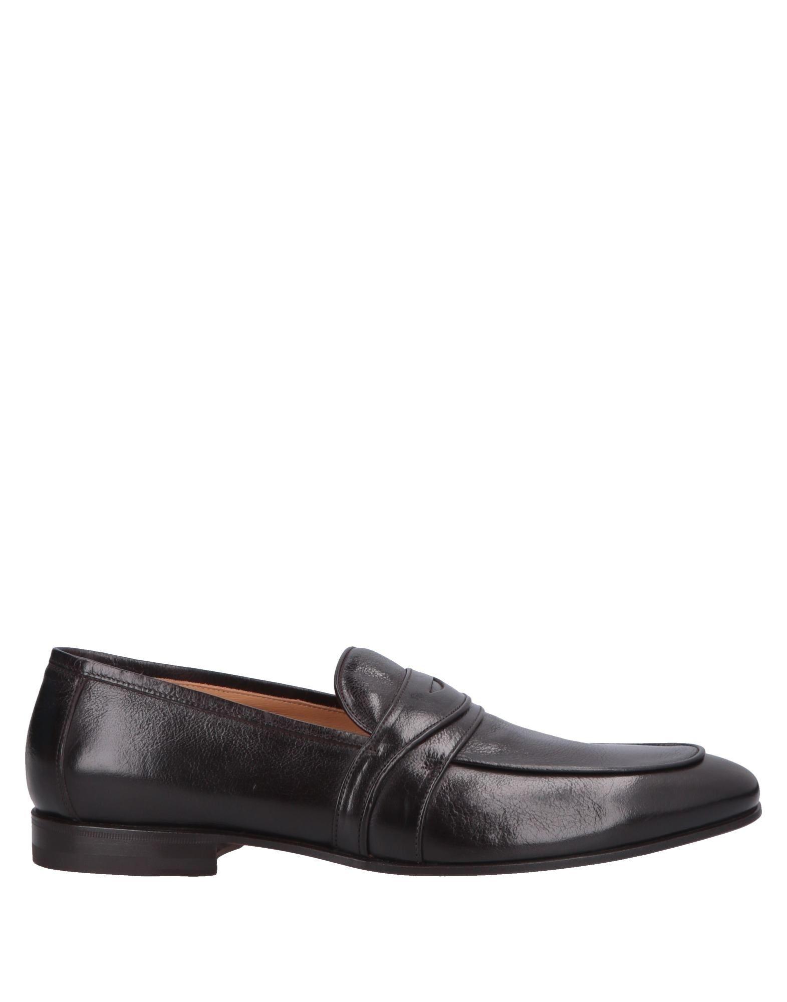 Sergio Rossi Leather Loafer in Dark Brown (Brown) for Men - Lyst