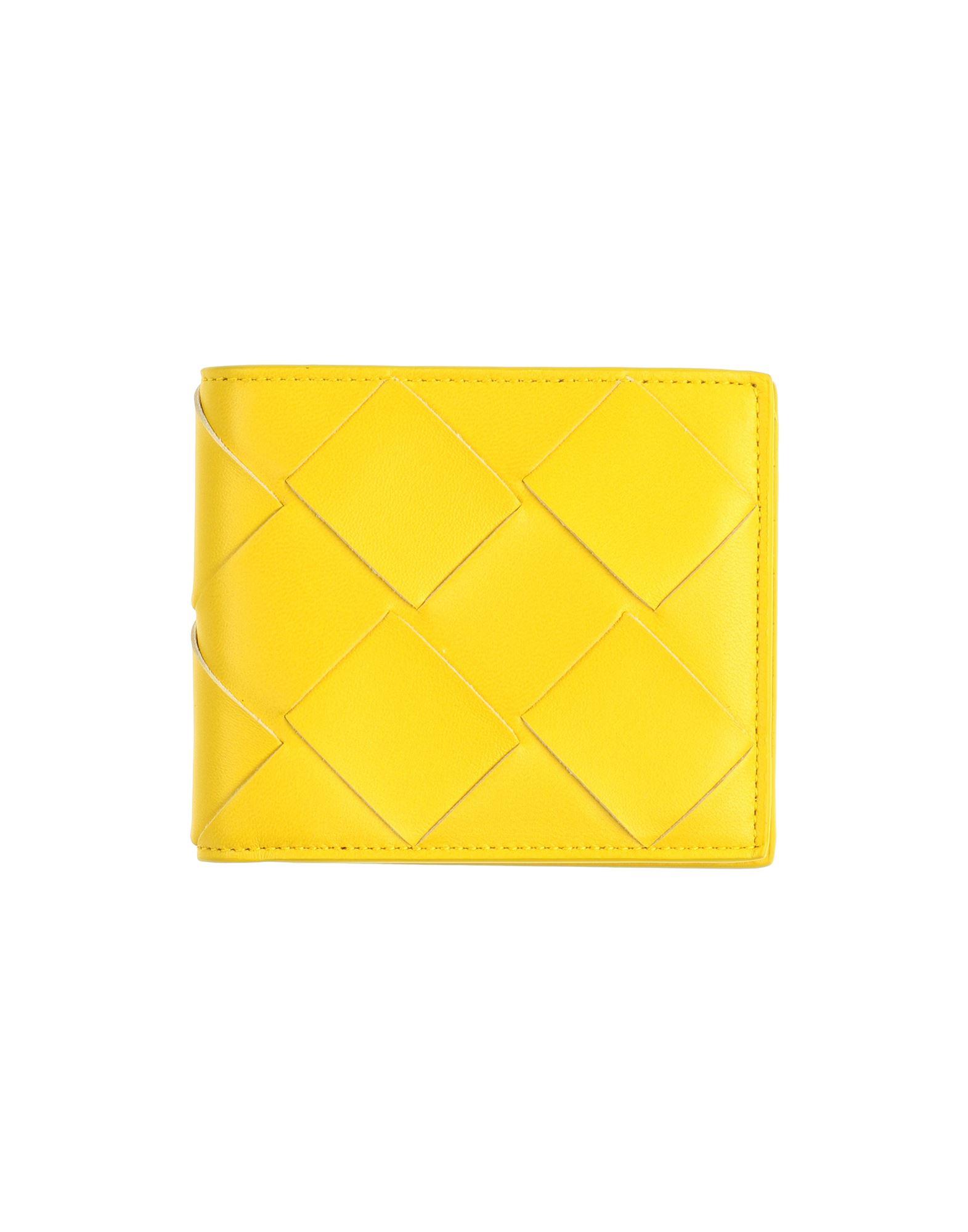 BRUCLE Yellow and Grey Men's Wallet