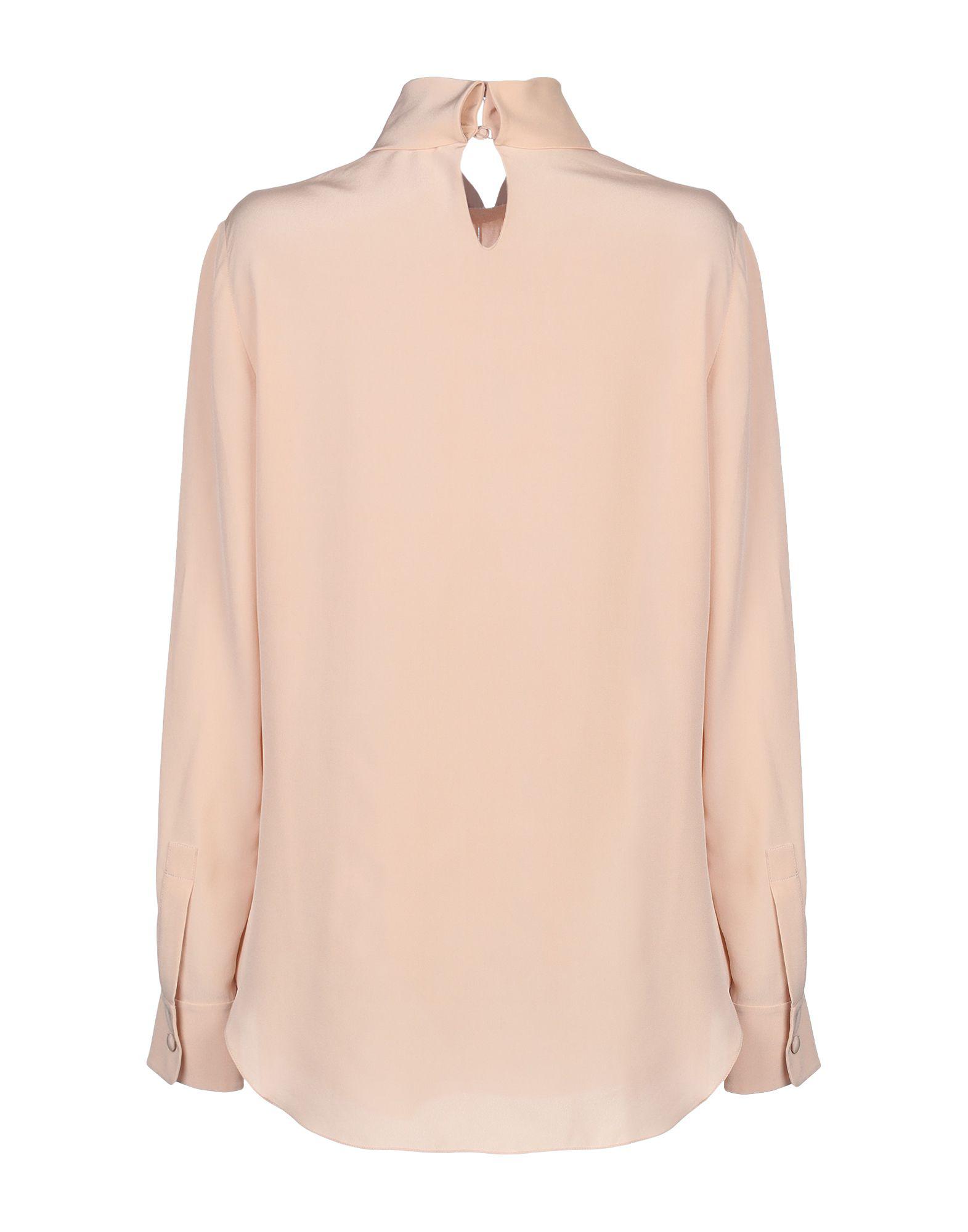 Chloé Silk Blouse in Pale Pink (Pink) - Lyst