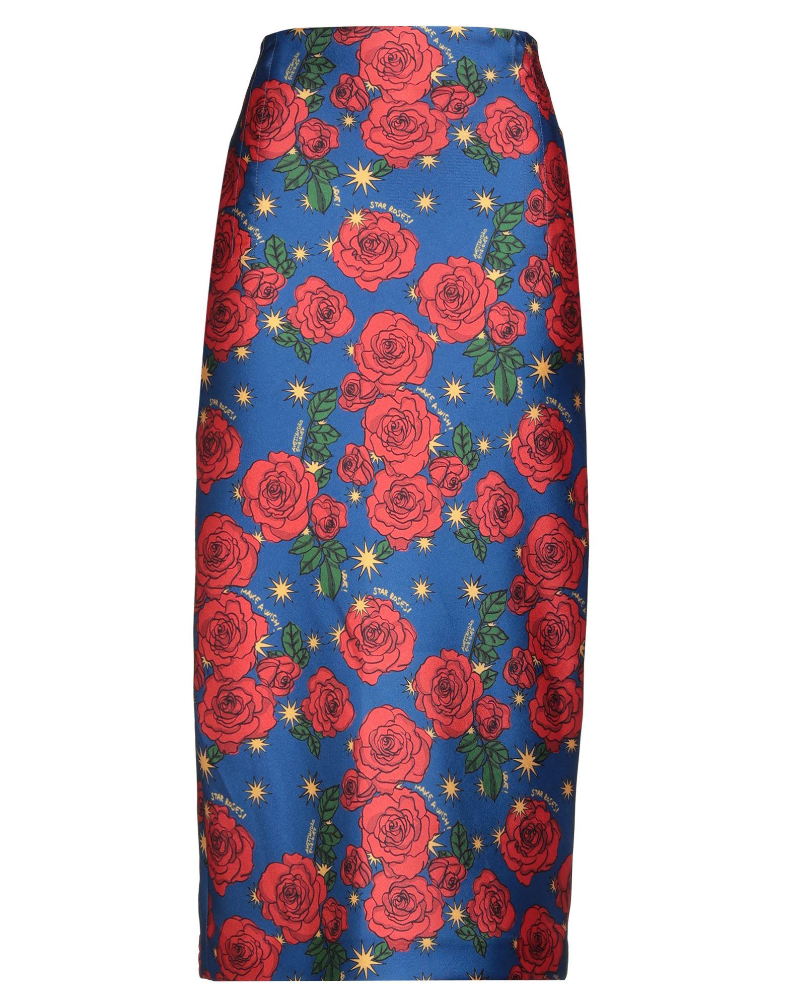 スカート ALESSANDRO ENRIQUEZ Women Mid Skirts AE SK01 DU 017ONDE Gree alessandro enriquez Banana-Print Skirt - ShopStyle