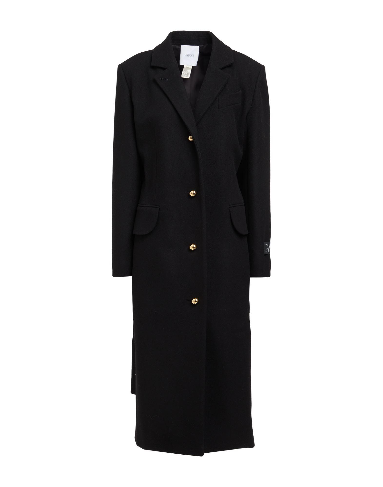 パトゥ Patou Soft Tailored Coat Patou Wool Tailored Single Breasted Long Coat In Gray | ModeSens