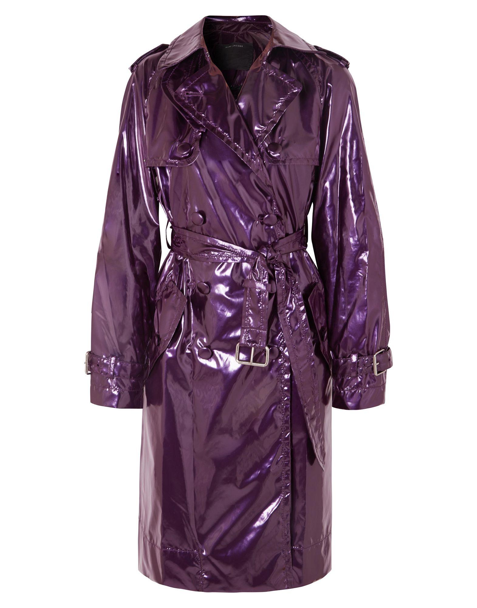 Marc Jacobs Synthetic Overcoat in Purple - Lyst
