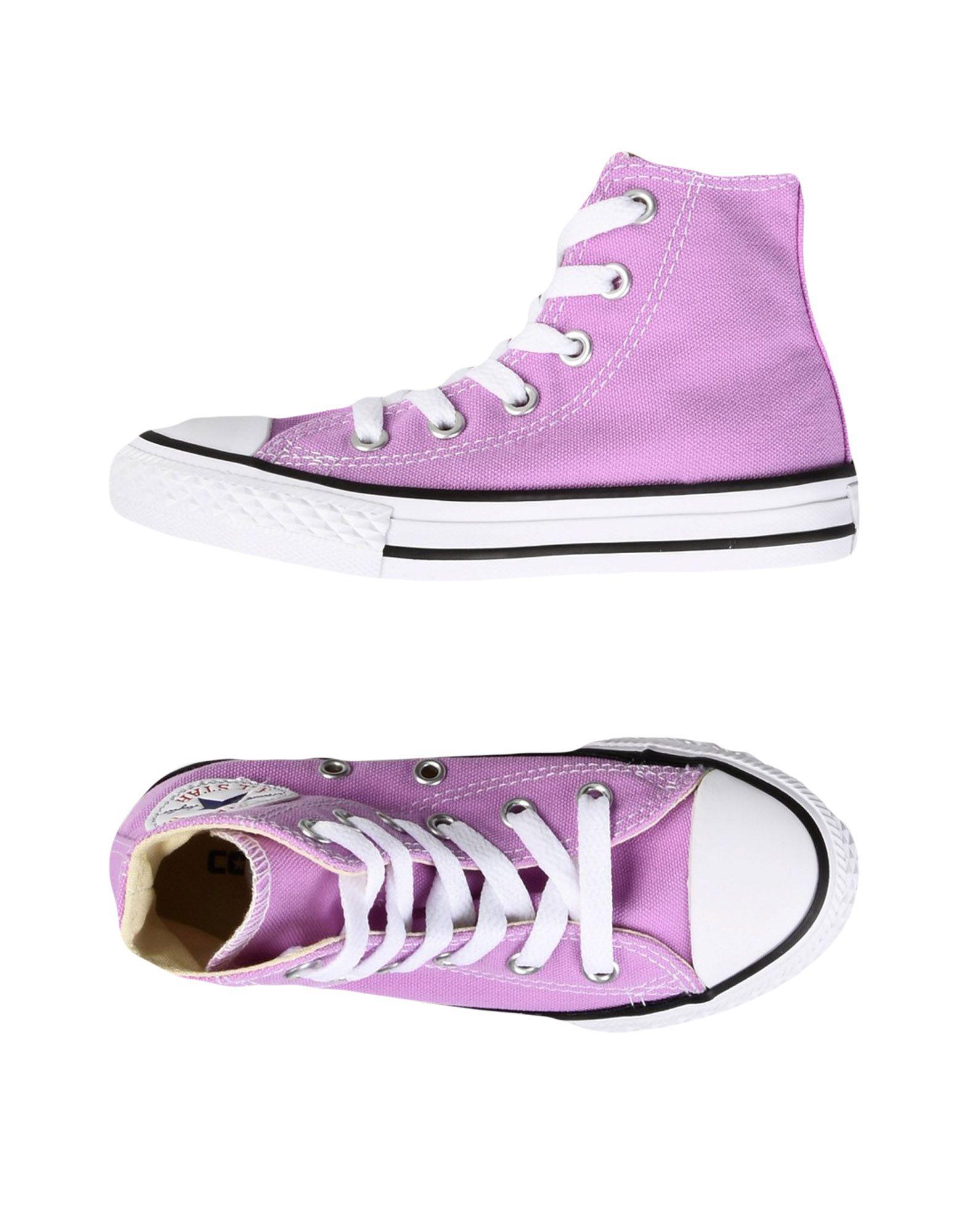 light purple converse high tops