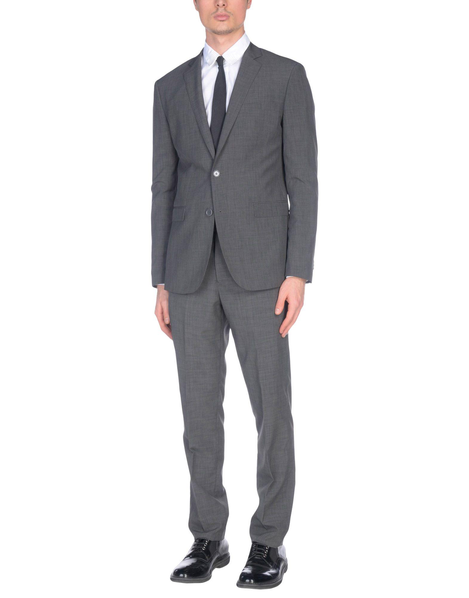 Trussardi Wool Suit in Lead (Gray) for Men - Lyst