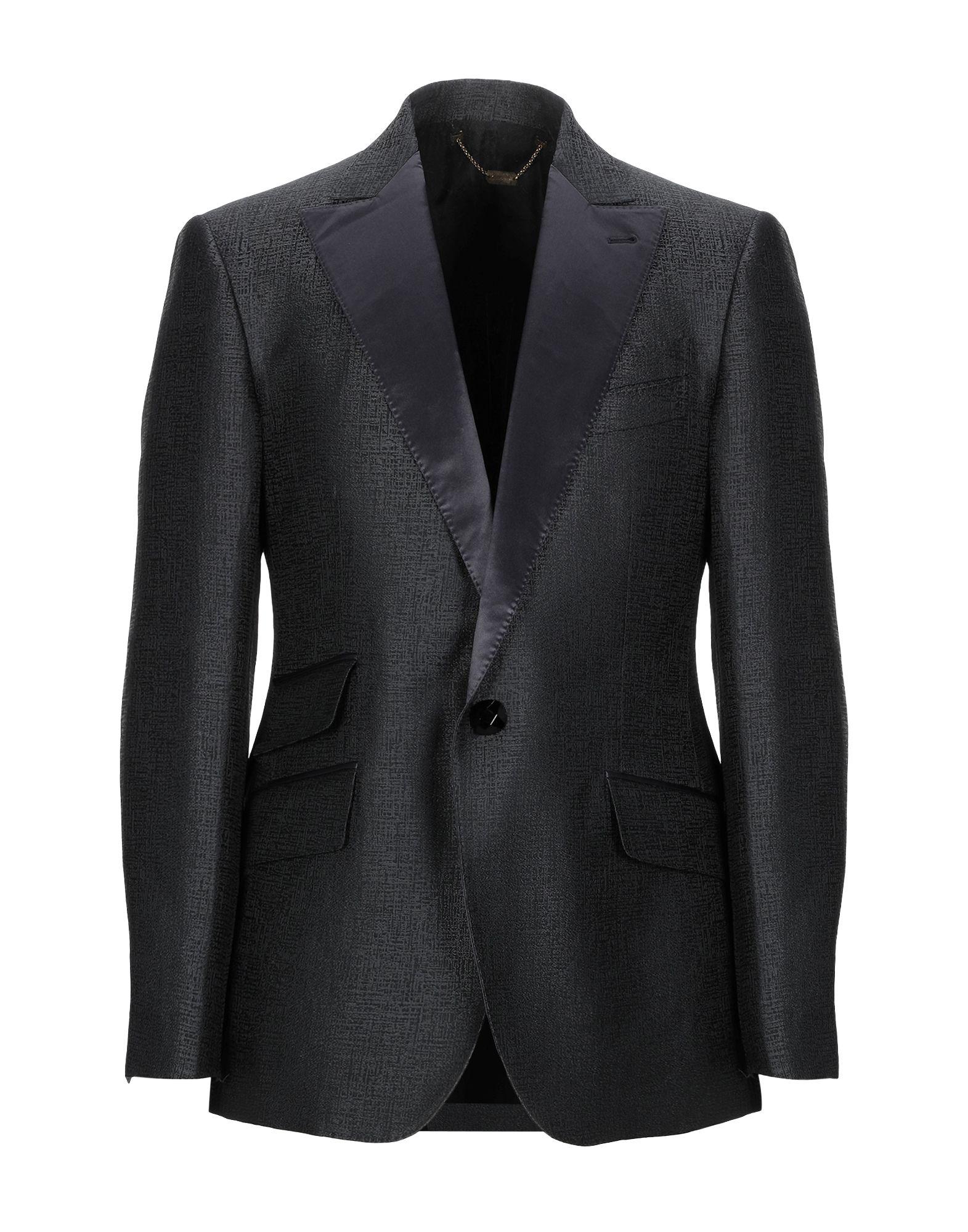 Billionaire Satin Suit Jacket in Black for Men - Lyst