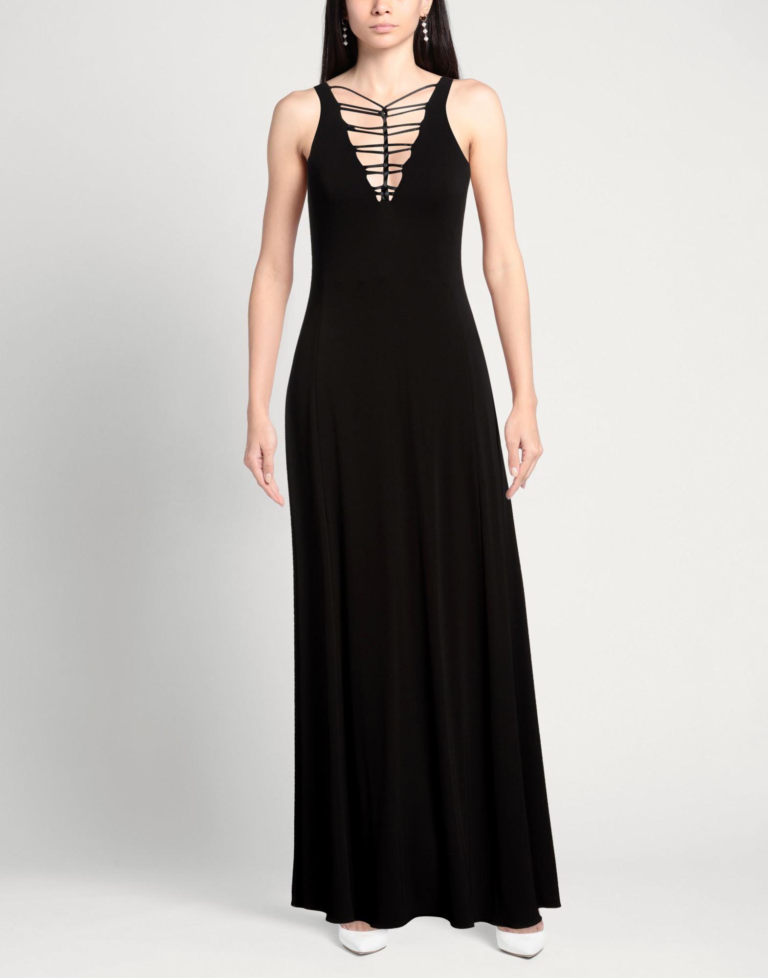 emporio armani black dress FW2006 Emporio Armani Black Mesh Asymmetrical Dress – Dolce Vita Hub main image 0