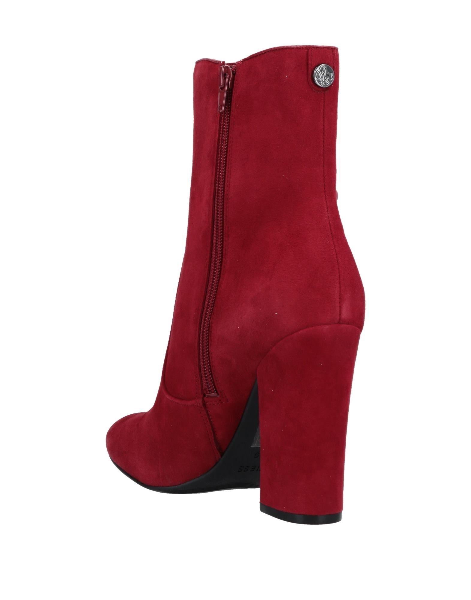 guess red boots