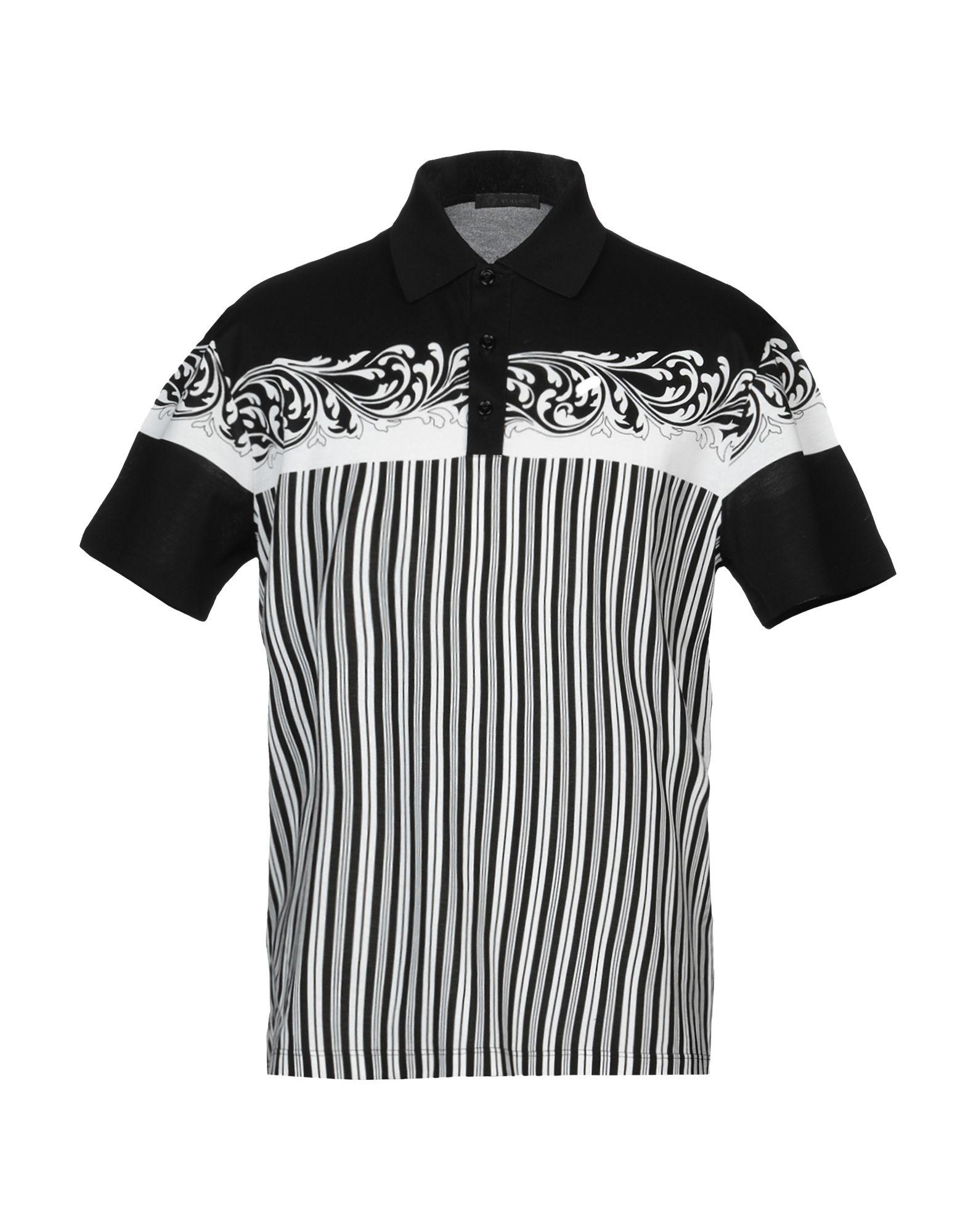 Versace Polo Shirt in Black for Men - Lyst