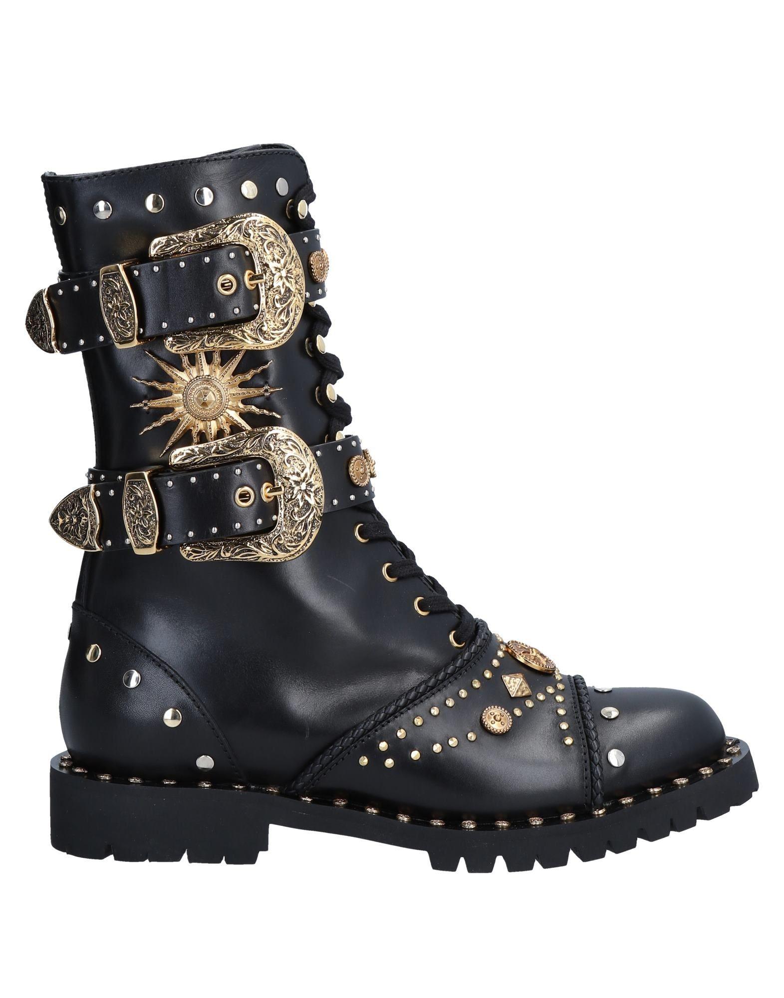 Fausto Puglisi Leather Ankle Boots in 