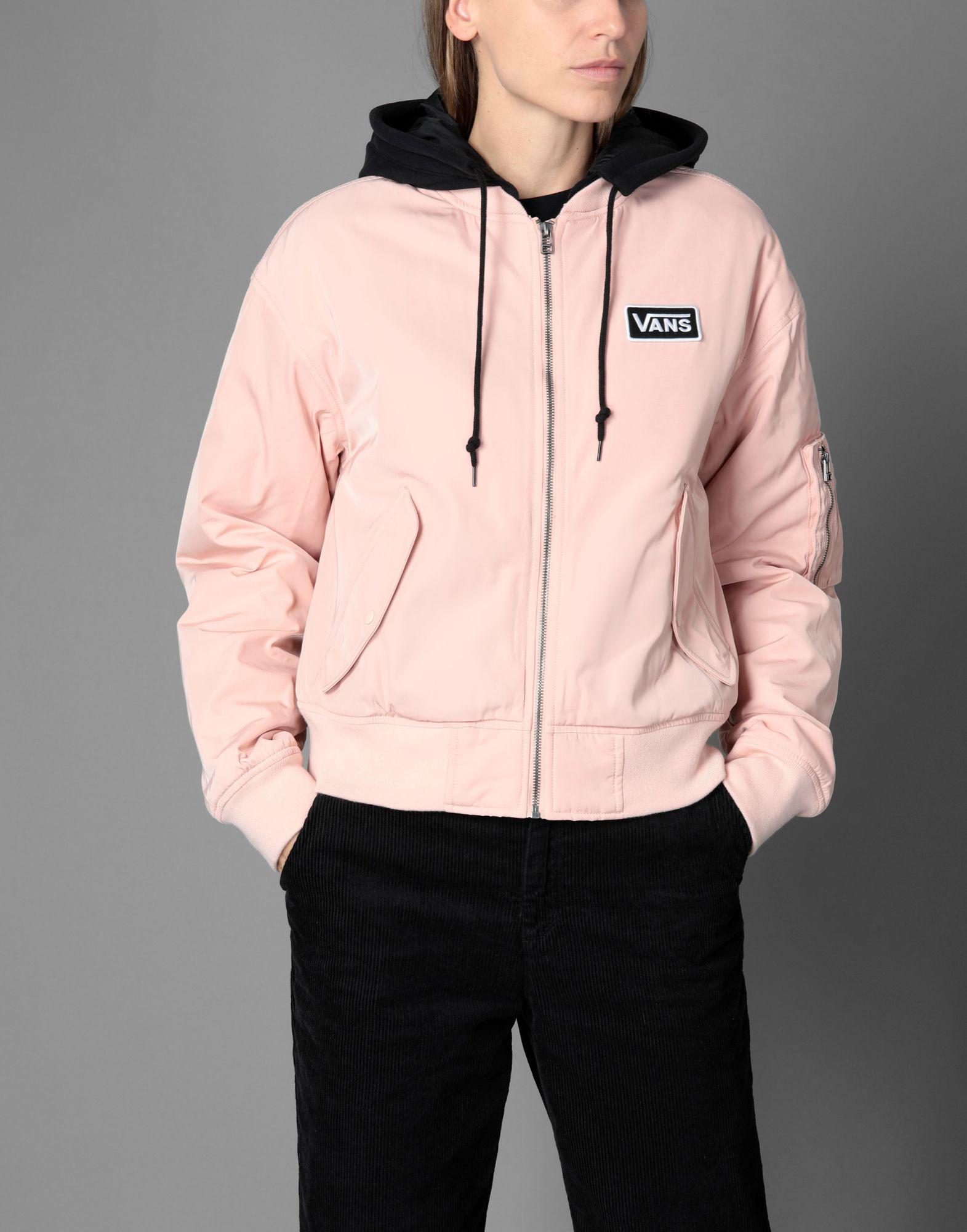 vans pink coat