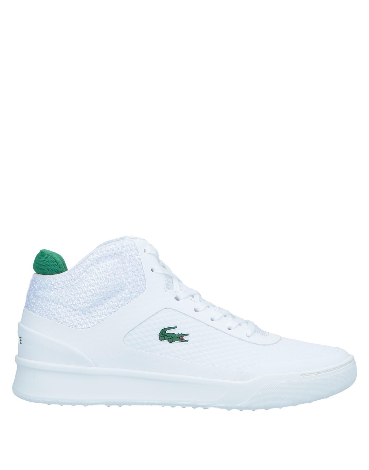 Lacoste Rubber High-tops & Sneakers in White for Men - Lyst