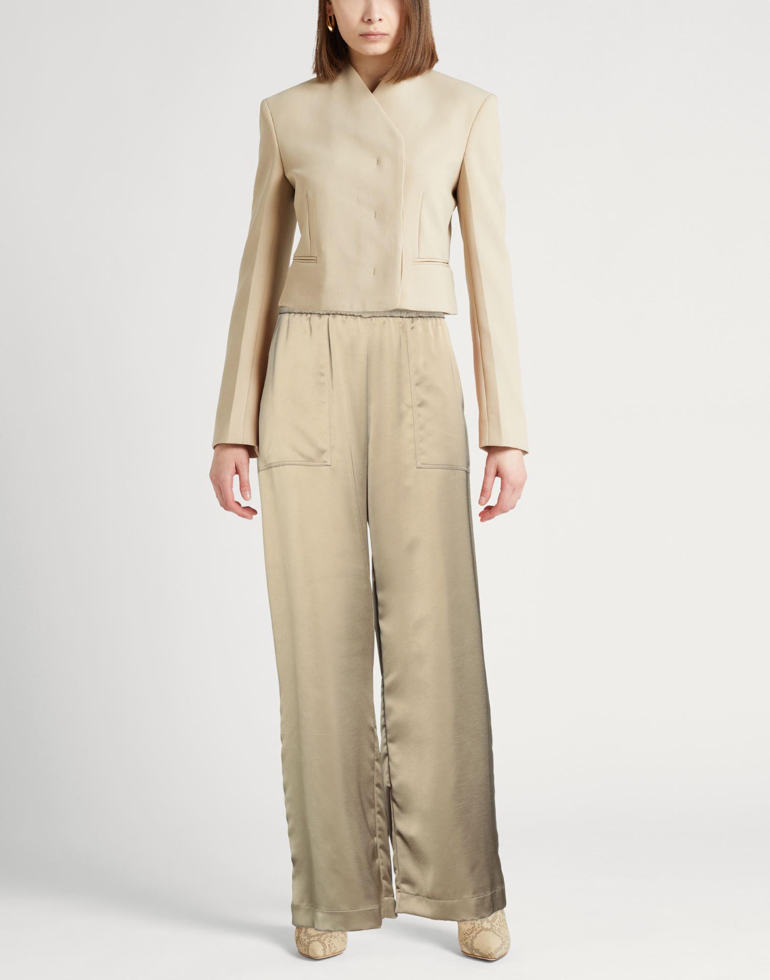 パンツ Roberto Collina Wide-Leg Trousers With Smooth Finish Roberto Collina Wide-leg and palazzo pants for Women
