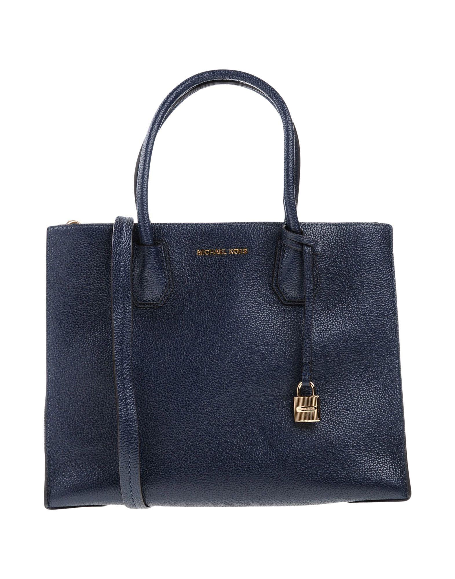 MICHAEL Michael Kors Leather Handbag in Dark Blue (Blue) - Save 41% - Lyst