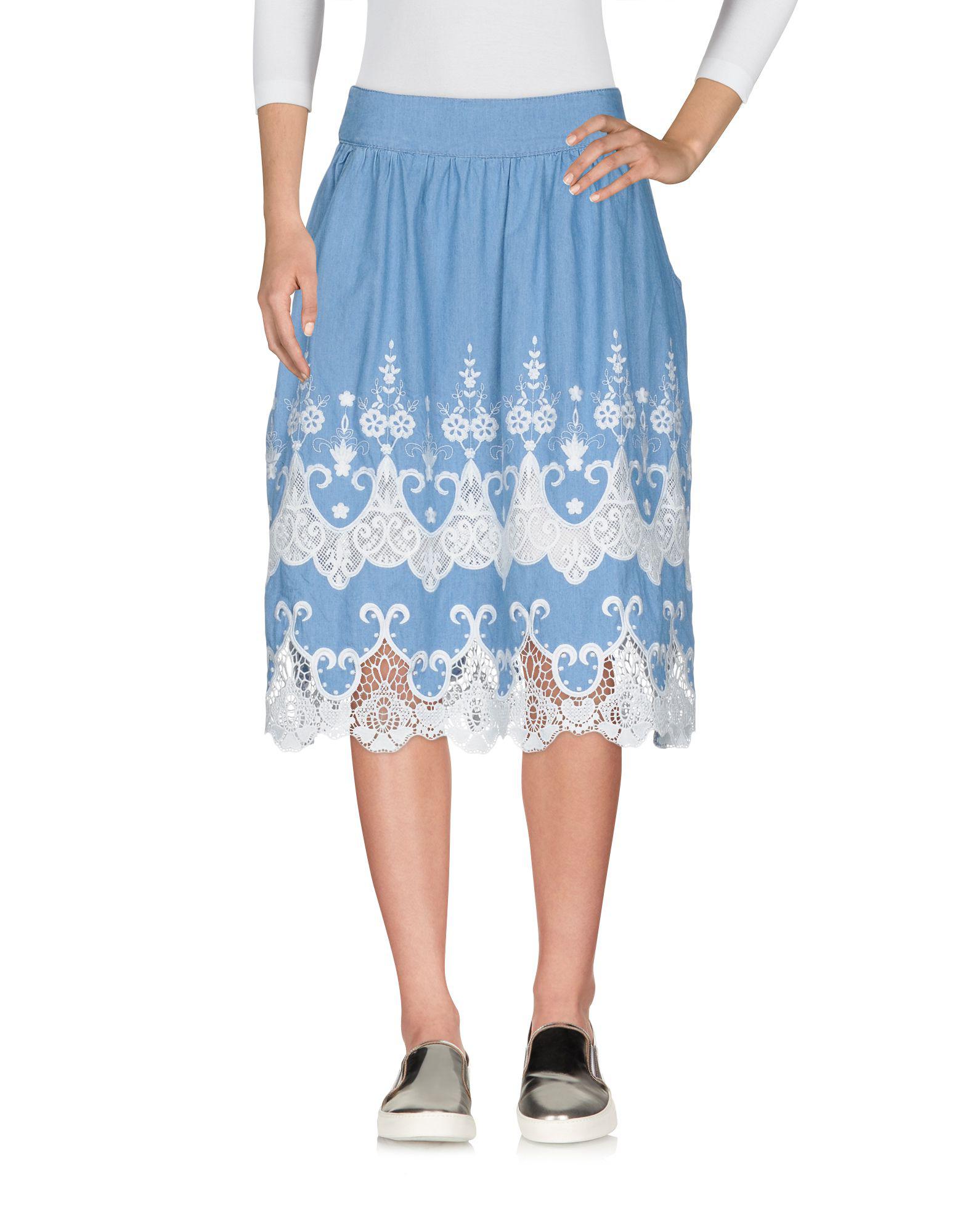 desigual denim skirt