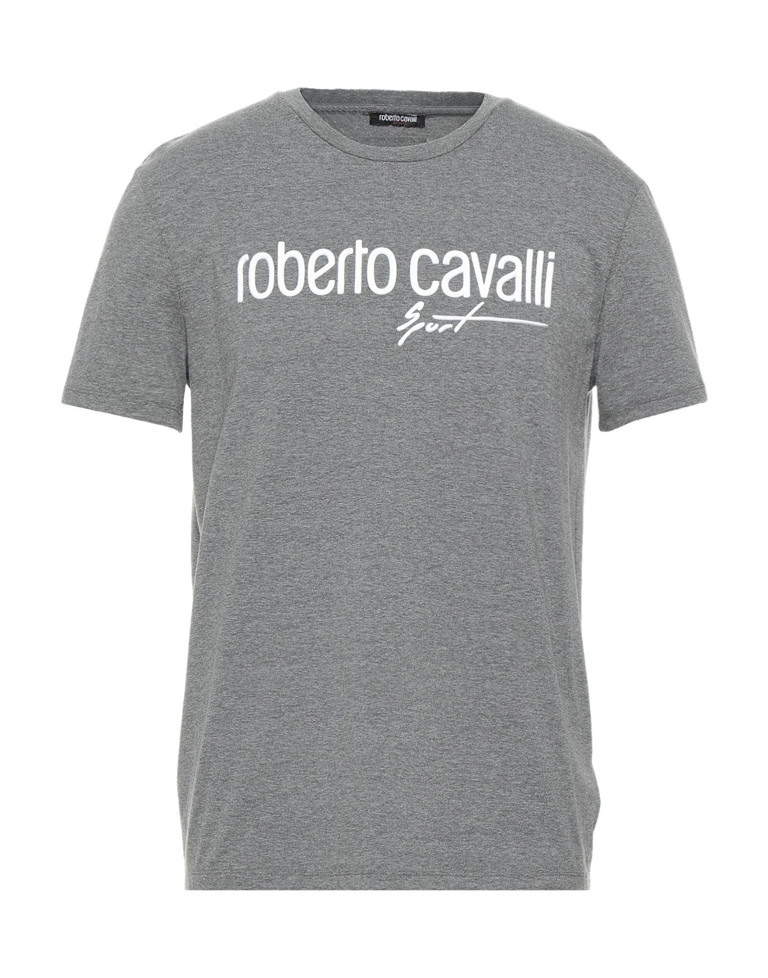 Roberto Cavalli T-shirt in Gray for Men | Lyst