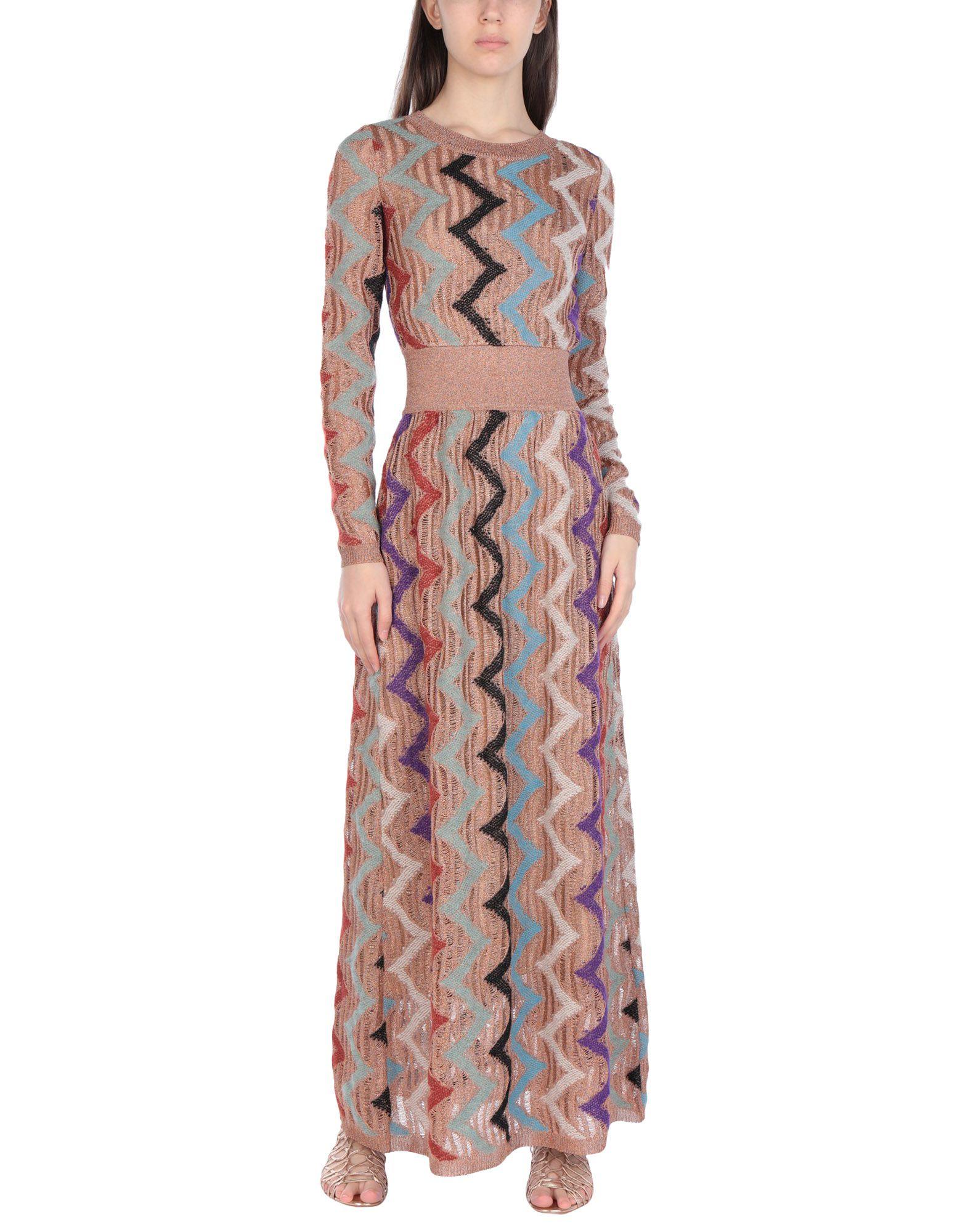 Missoni Silk Long Dress Lyst