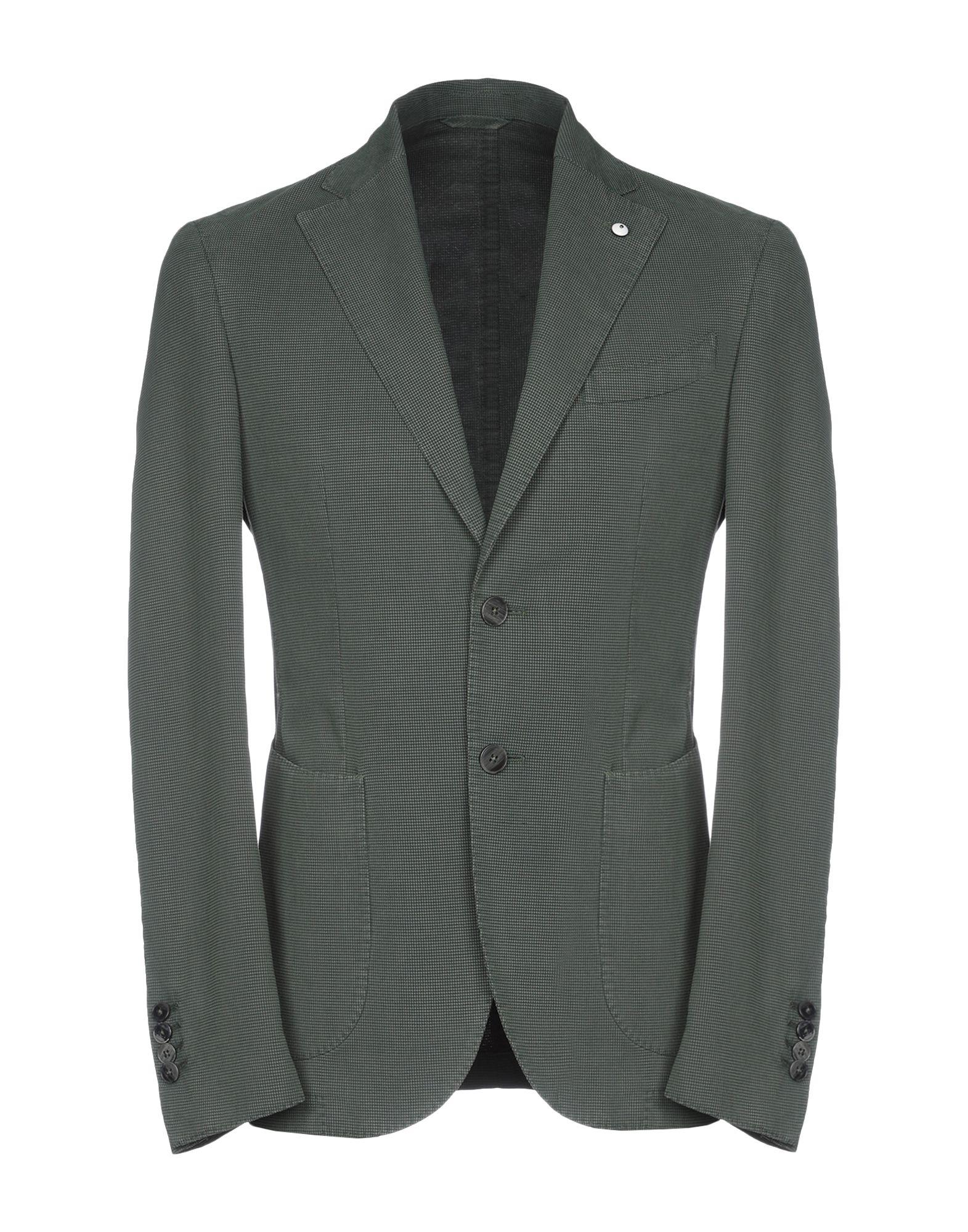 L.B.M. 1911 Cotton Suit Jacket in Green for Men - Lyst
