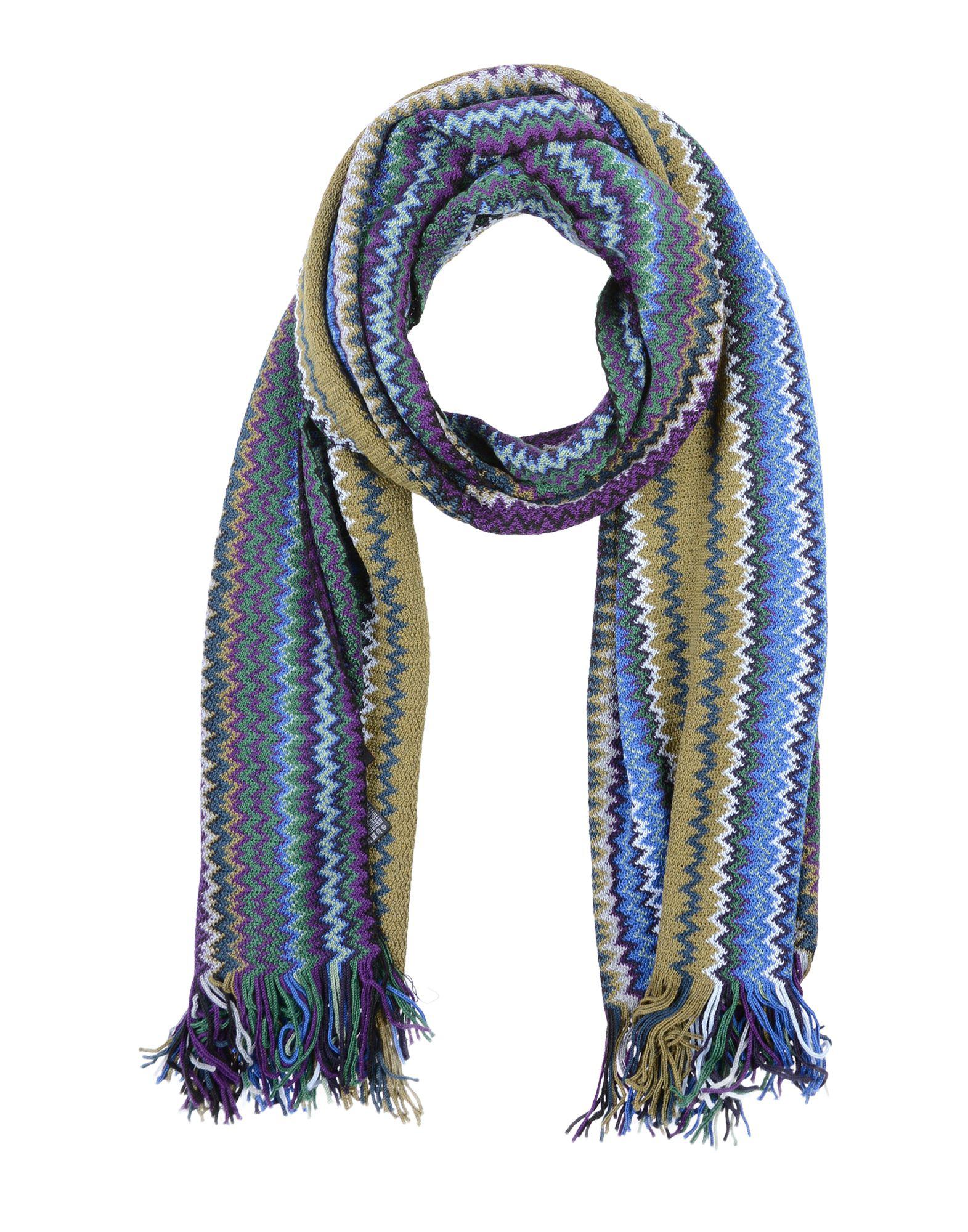 Missoni Wool Oblong Scarf in Blue for Men Lyst