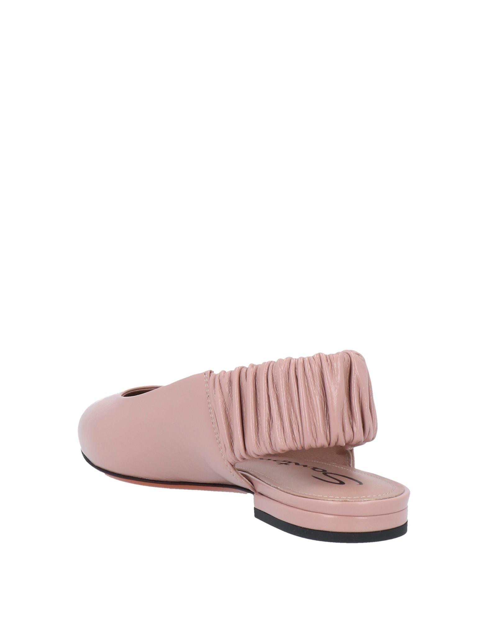 Santoni Ballet Flats in Pink | Lyst