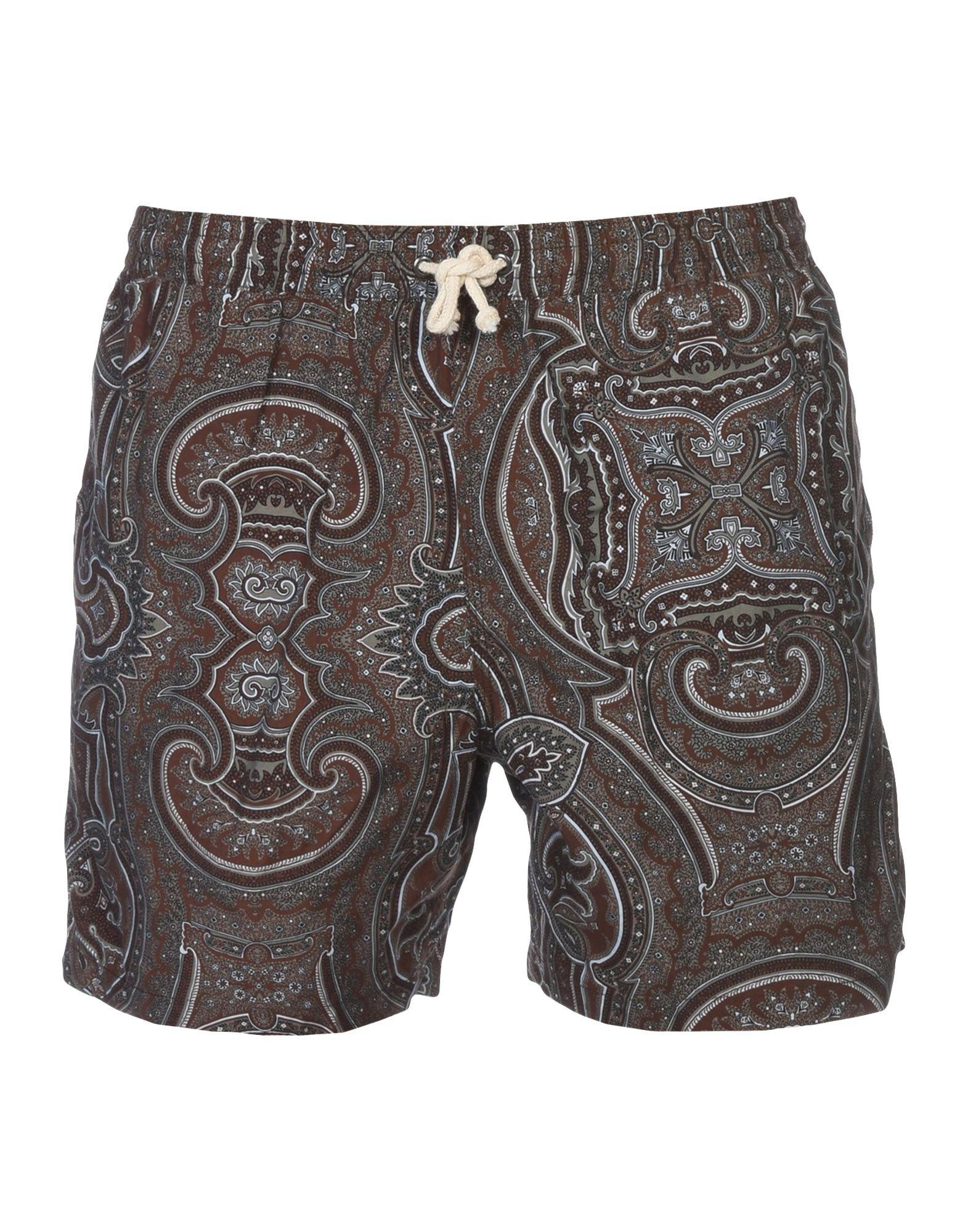Fiorio Synthetic Swim Trunks in Dark Brown (Brown) for Men Lyst