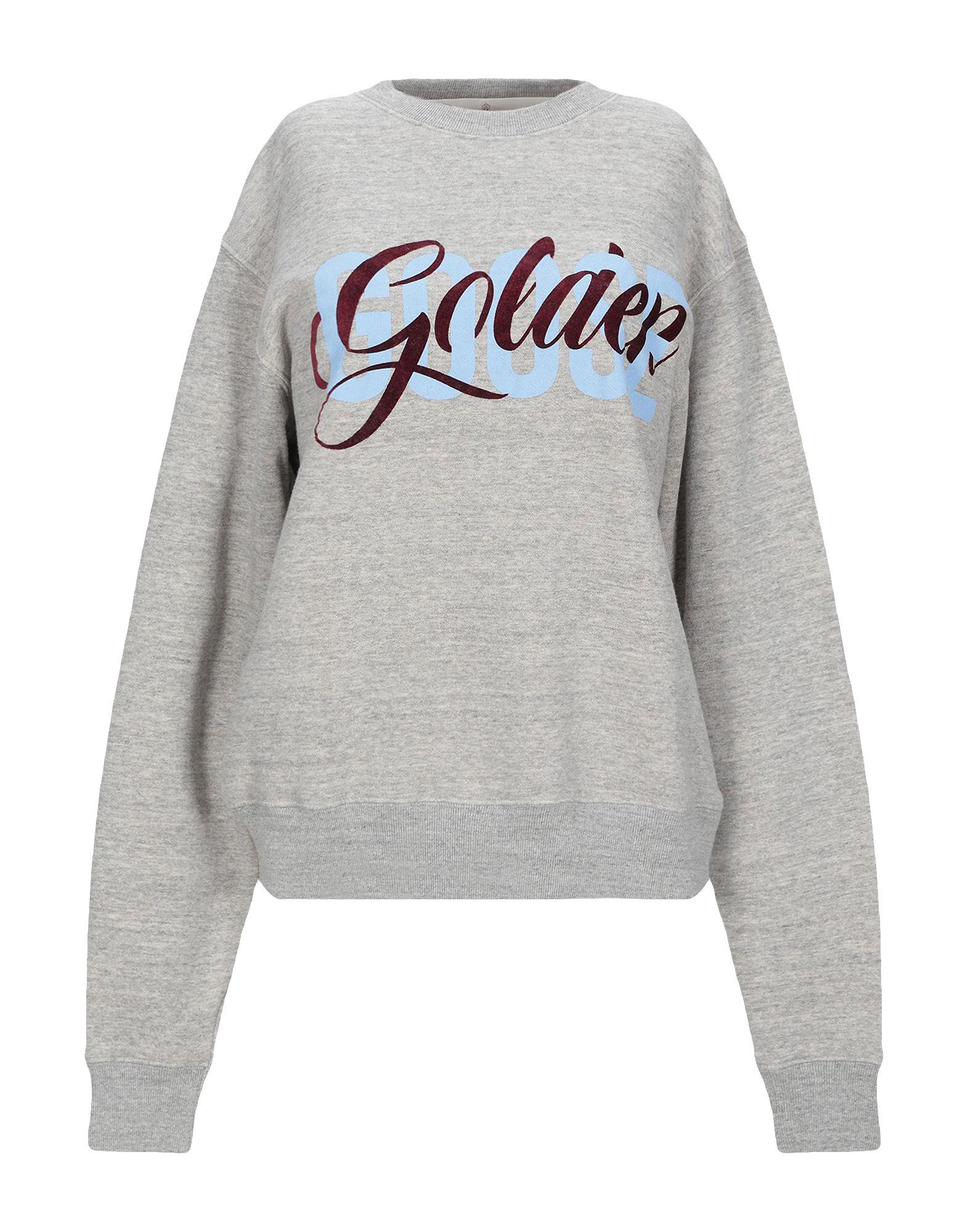 Golden Goose Deluxe Brand Cotton Sweatshirt in Light Grey (Gray) - Lyst