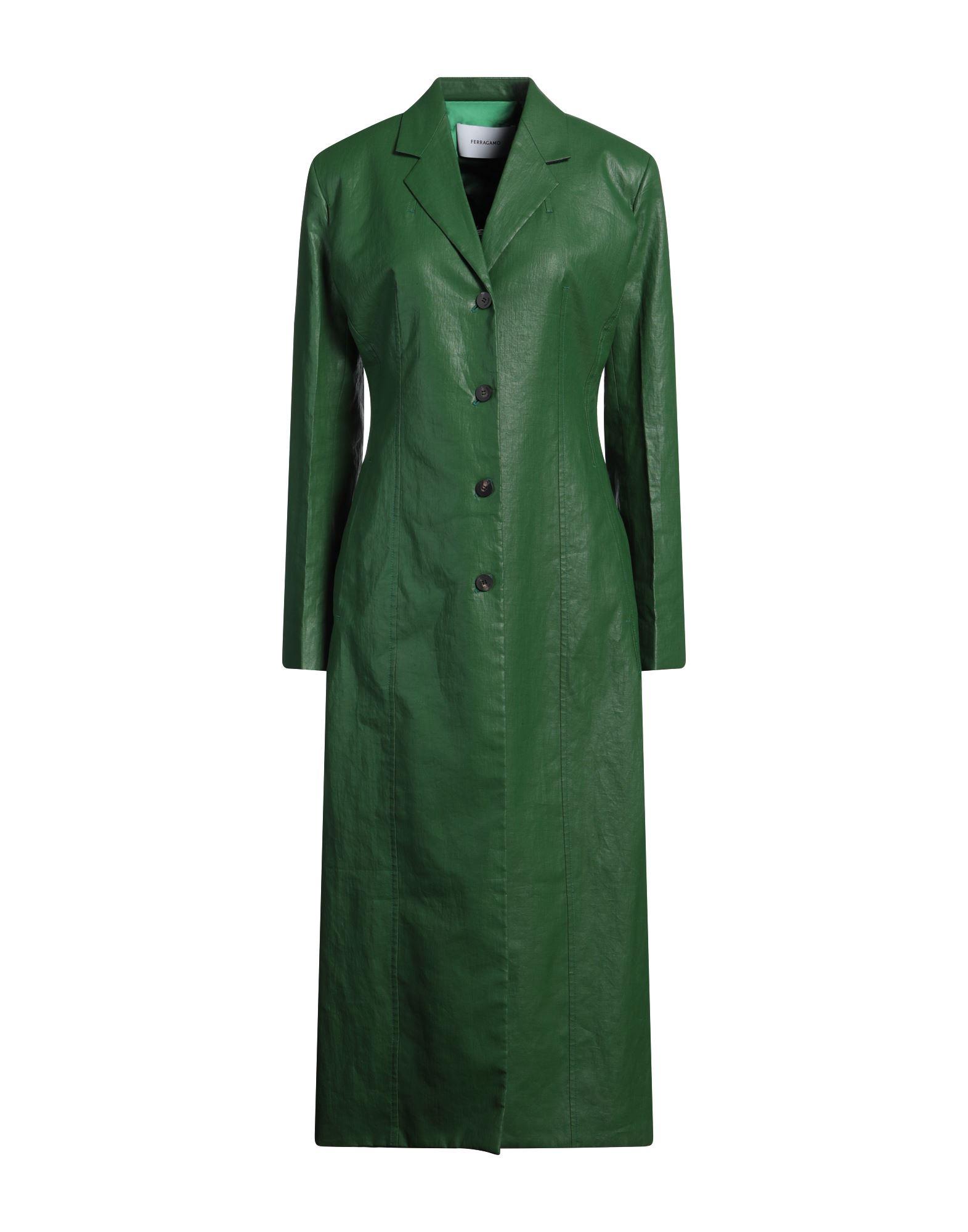 コート SALVATORE FERRAGAMO OLIVE GREEN WOOL BLEND COAT Clarisse Wool Blend Coat | Hobbs US |
