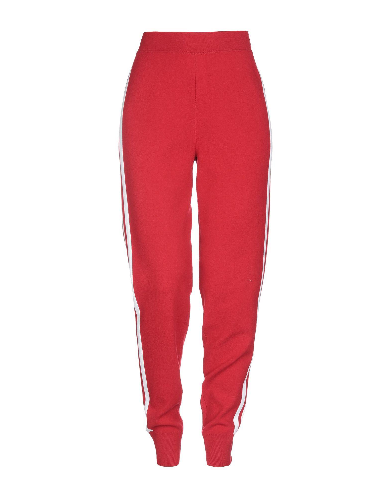 red casual pants
