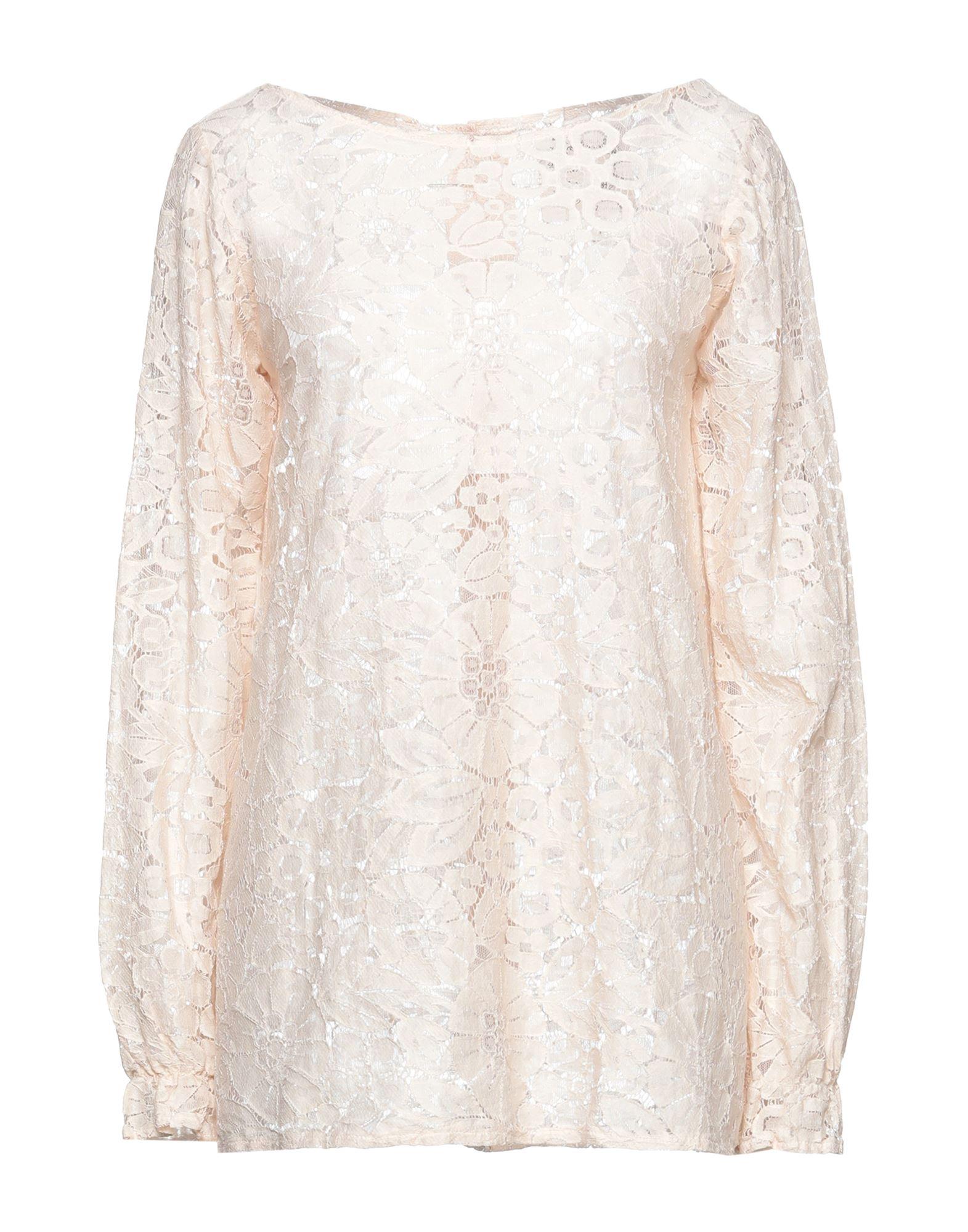 Pink Memories Lace Blouse in Beige (Natural) | Lyst
