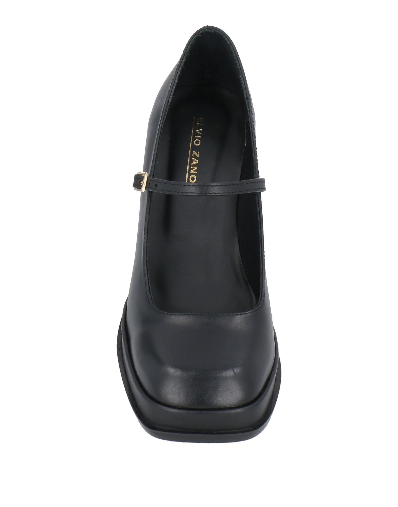 Leather Zanon Calzature Elvio Zanon Pumps Leather In Black Lyst UK