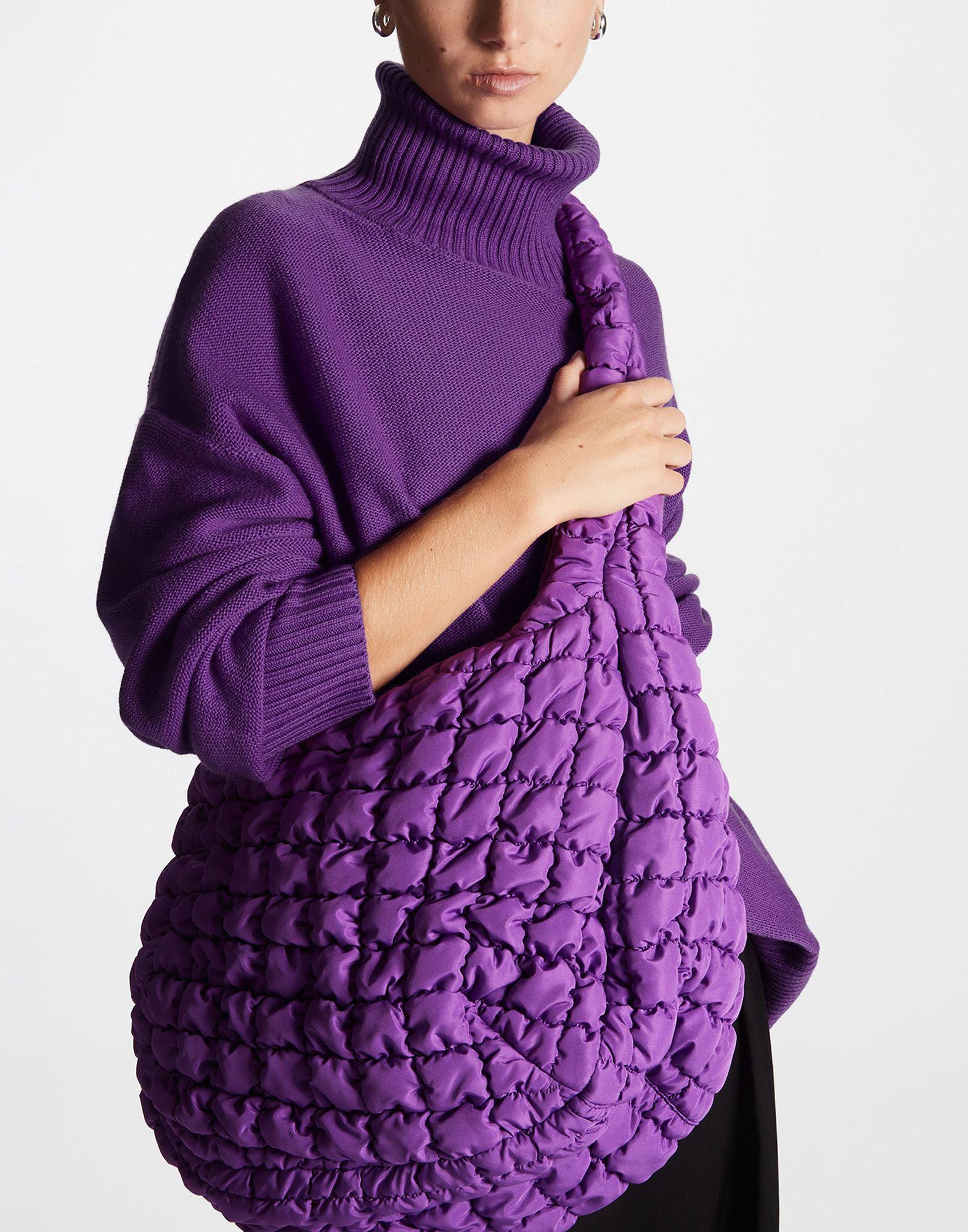 COS Shoulder Bag in Purple | Lyst
