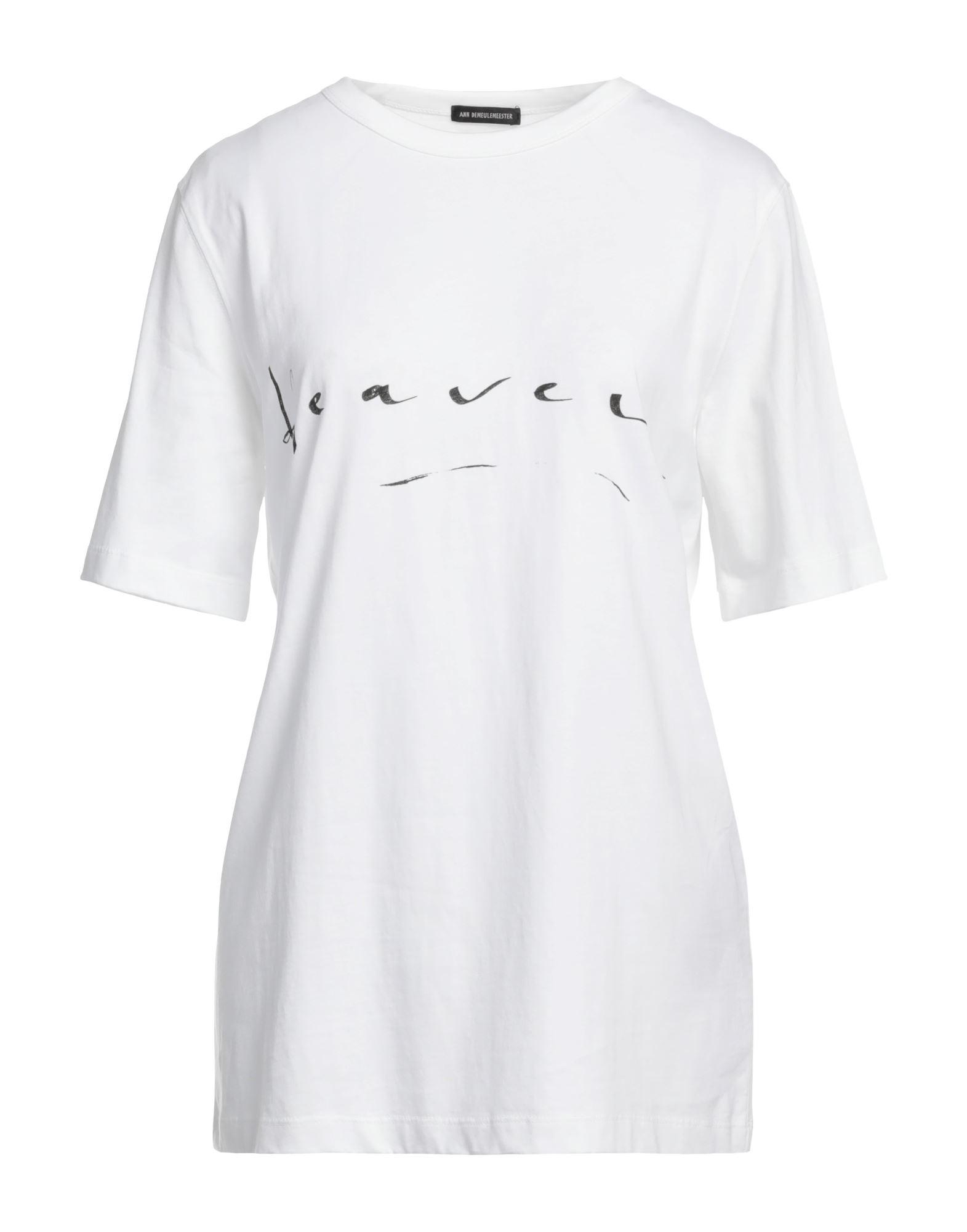 Ann Demeulemeester T-shirt in White | Lyst