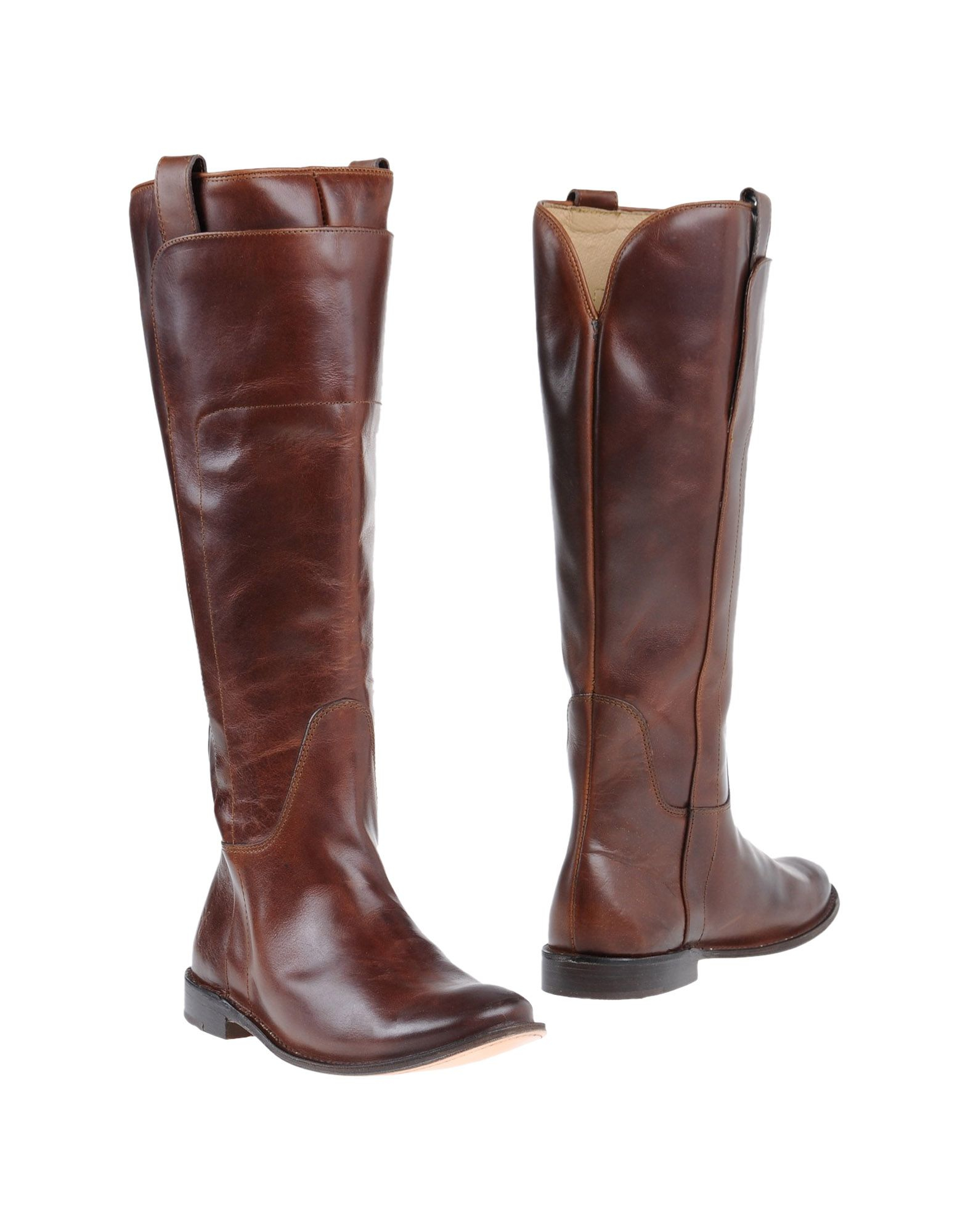 frye brown leather boots