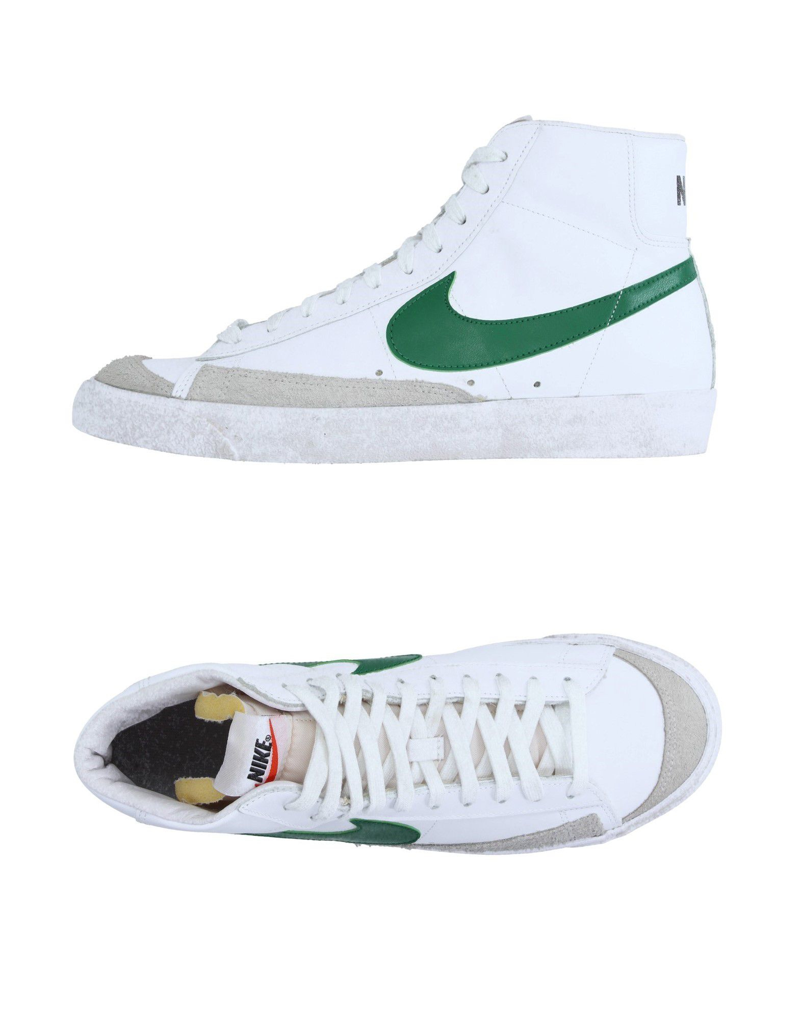 men's nike white high top sneakers