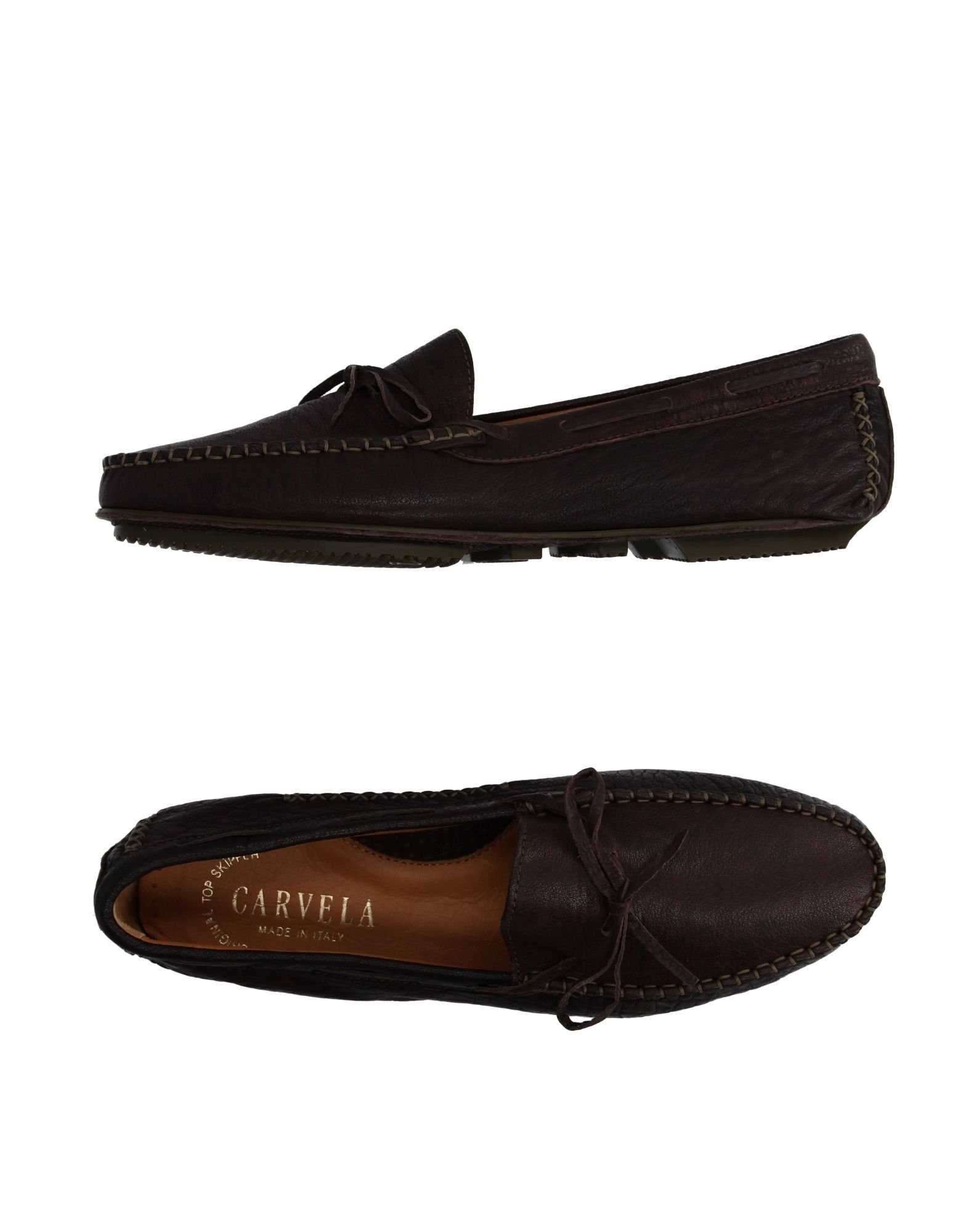 carvela leather loafers