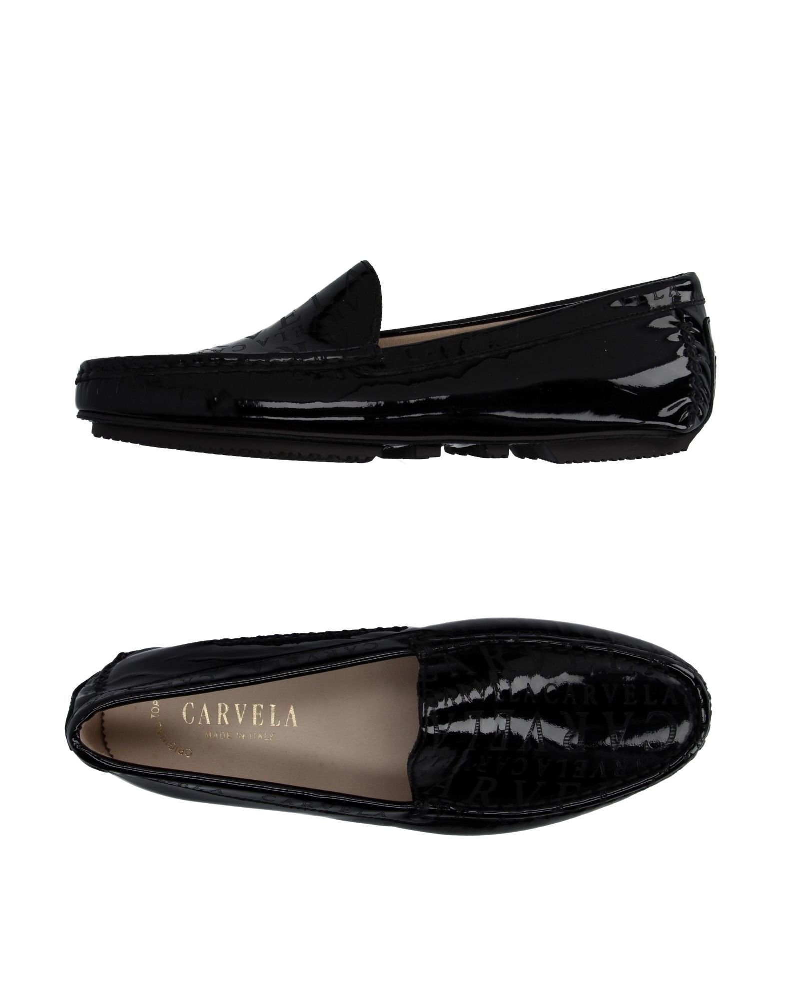 carvela black loafers