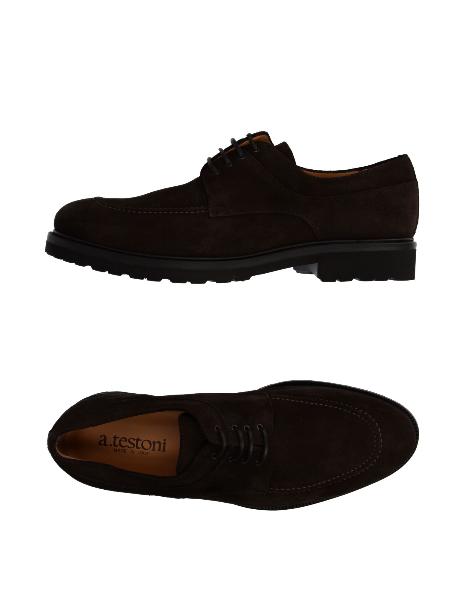 A.testoni Lace-up Shoes in Black for Men | Lyst