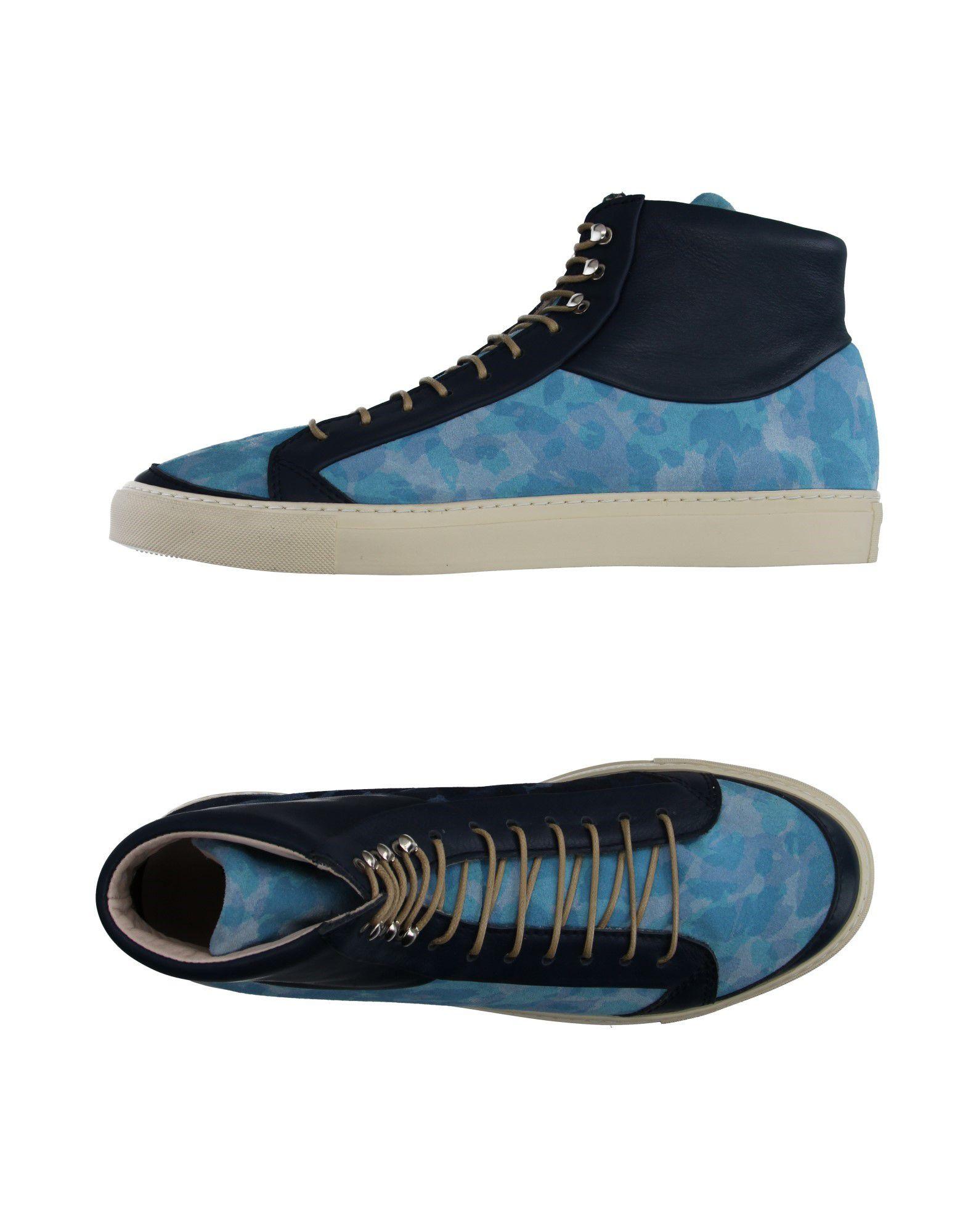 The Generic Man Leather Hightops &amp; Sneakers in Blue for