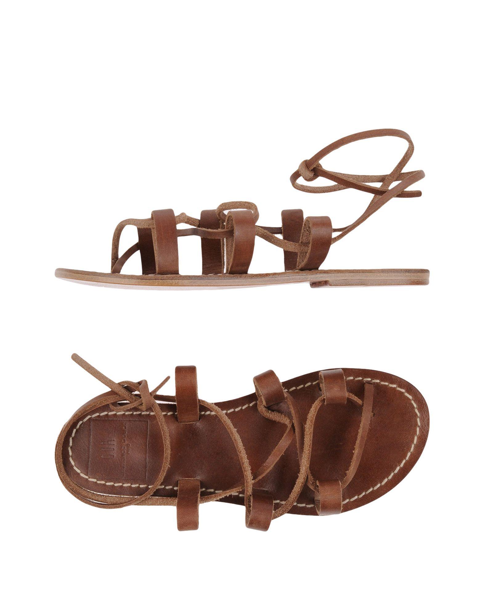 Lyst - Laurence Doligé Toe Post Sandal in Brown