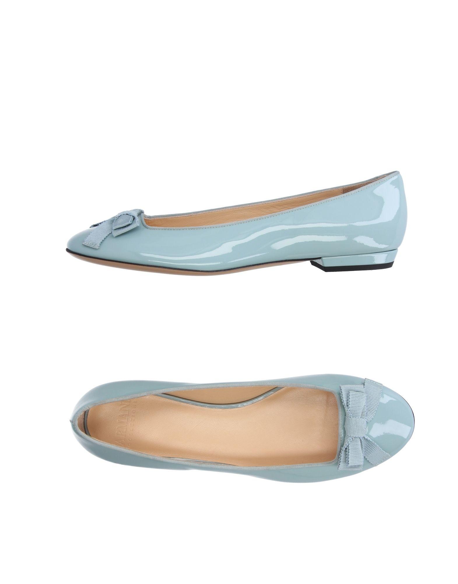 armani flat shoes armani ballet flats in blue lyst armani flat shoes armani ballet flats in blue lyst